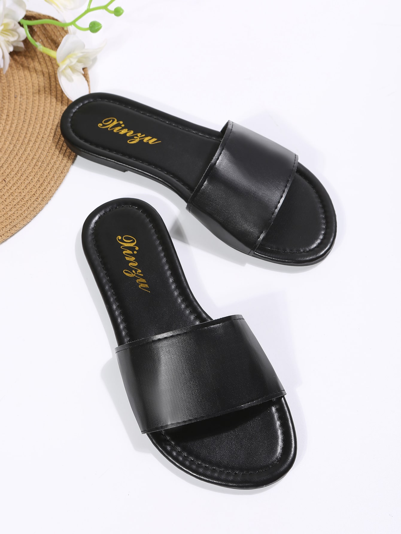 In Black Women Sandals