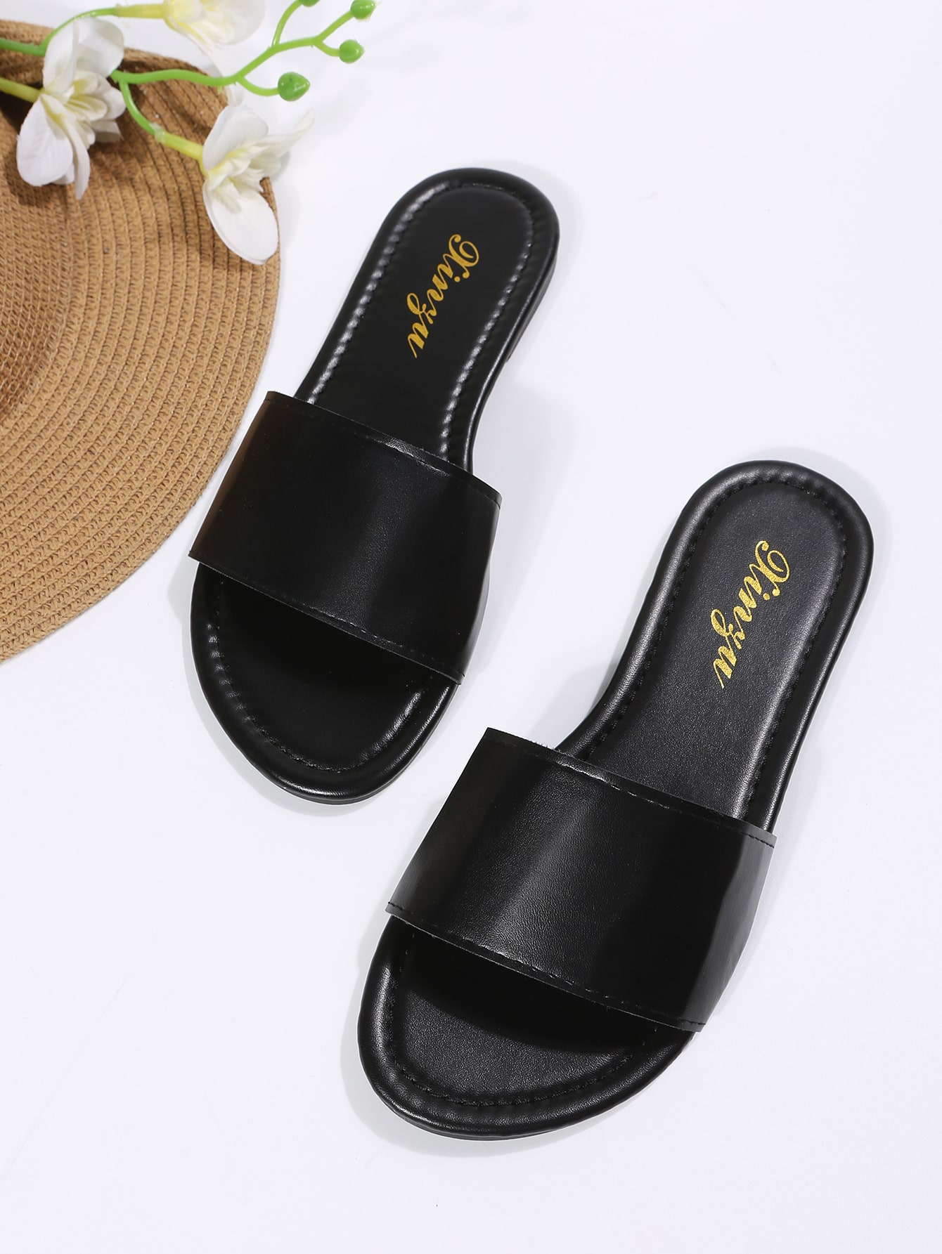 In Black Women Sandals