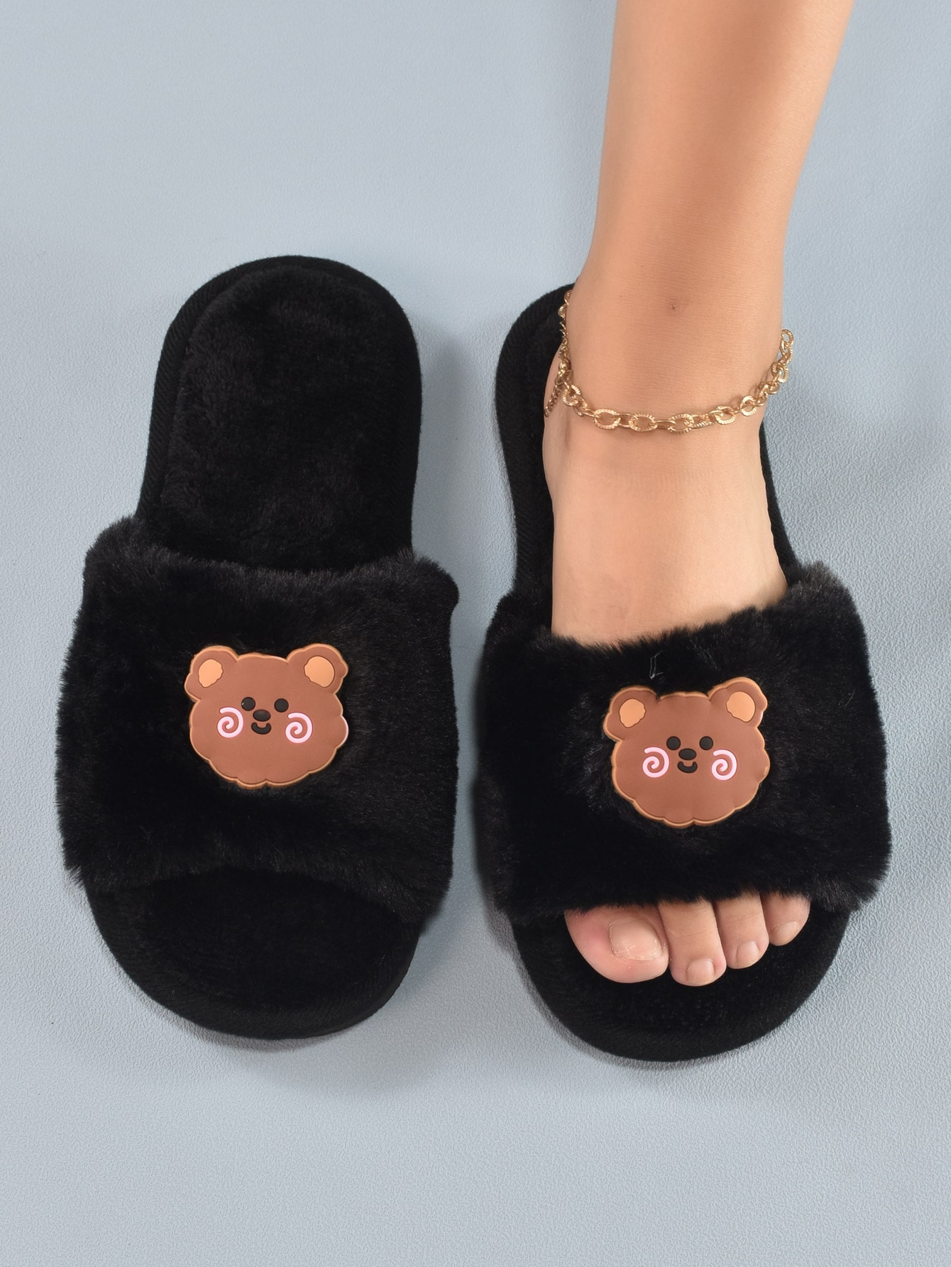 In Black Women Home Slippers