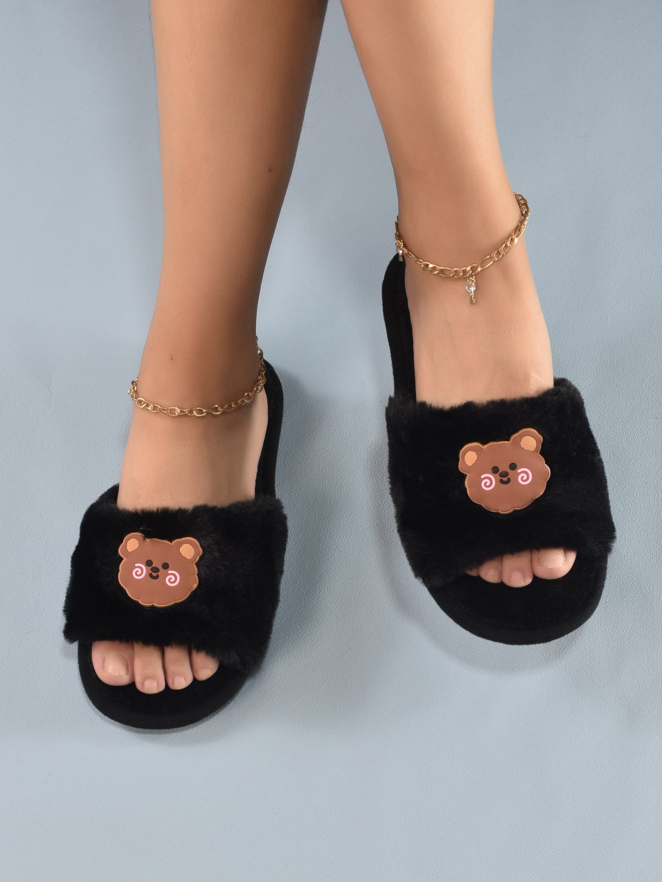 In Black Women Home Slippers