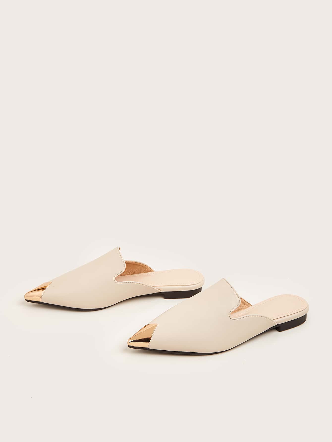 In Beige Women Flats