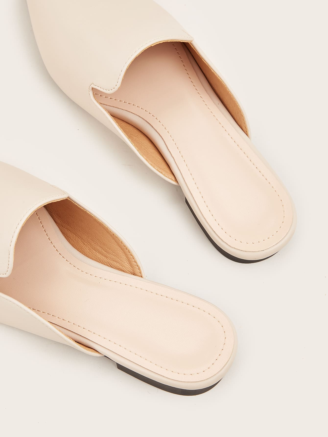 In Beige Women Flats