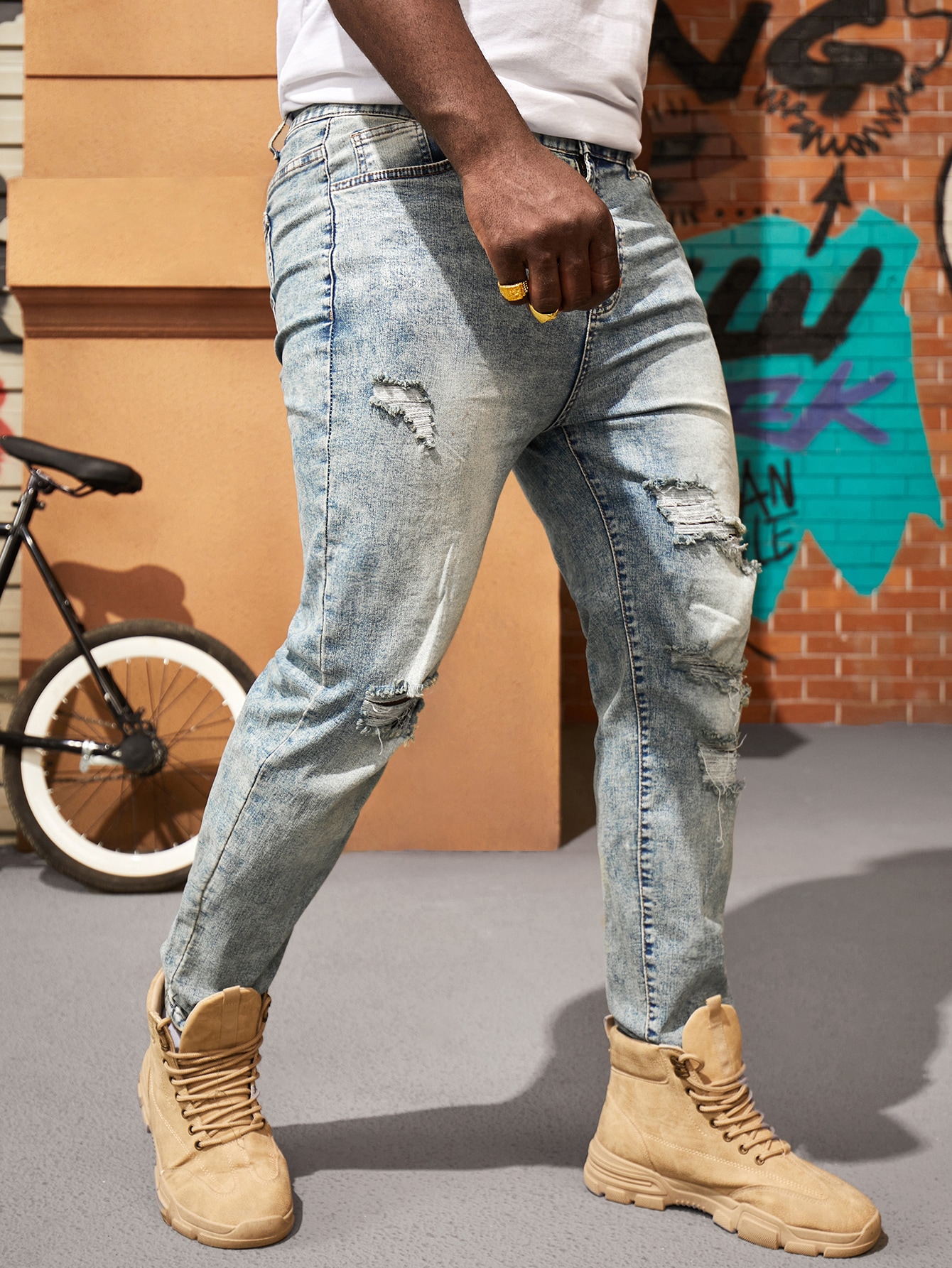 Men Plus Size Denim