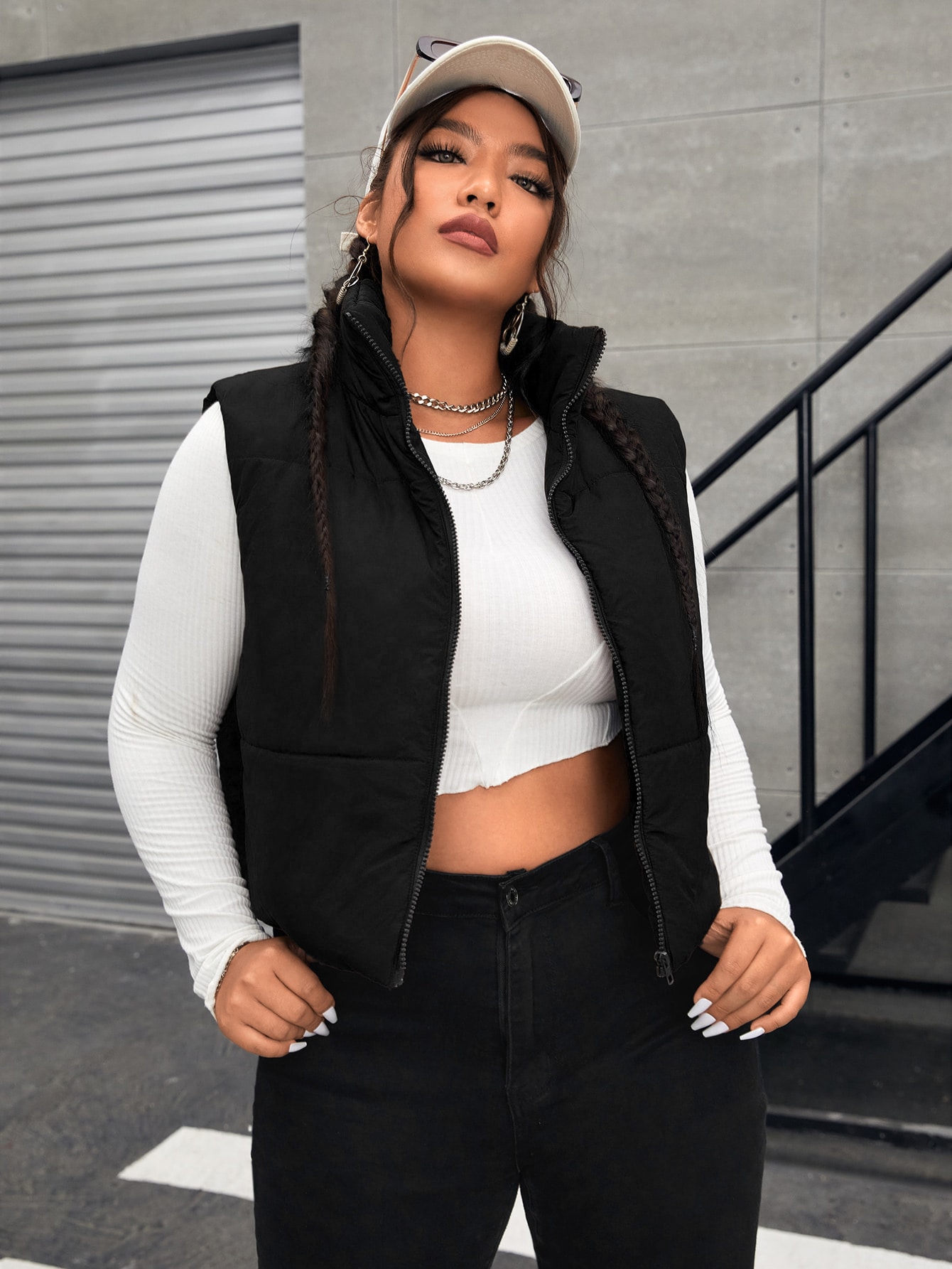 In Casual Plus Size Winter Coats