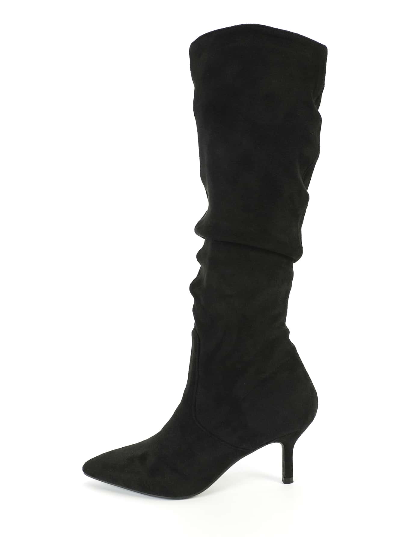 In Black Women Knee-High Boots