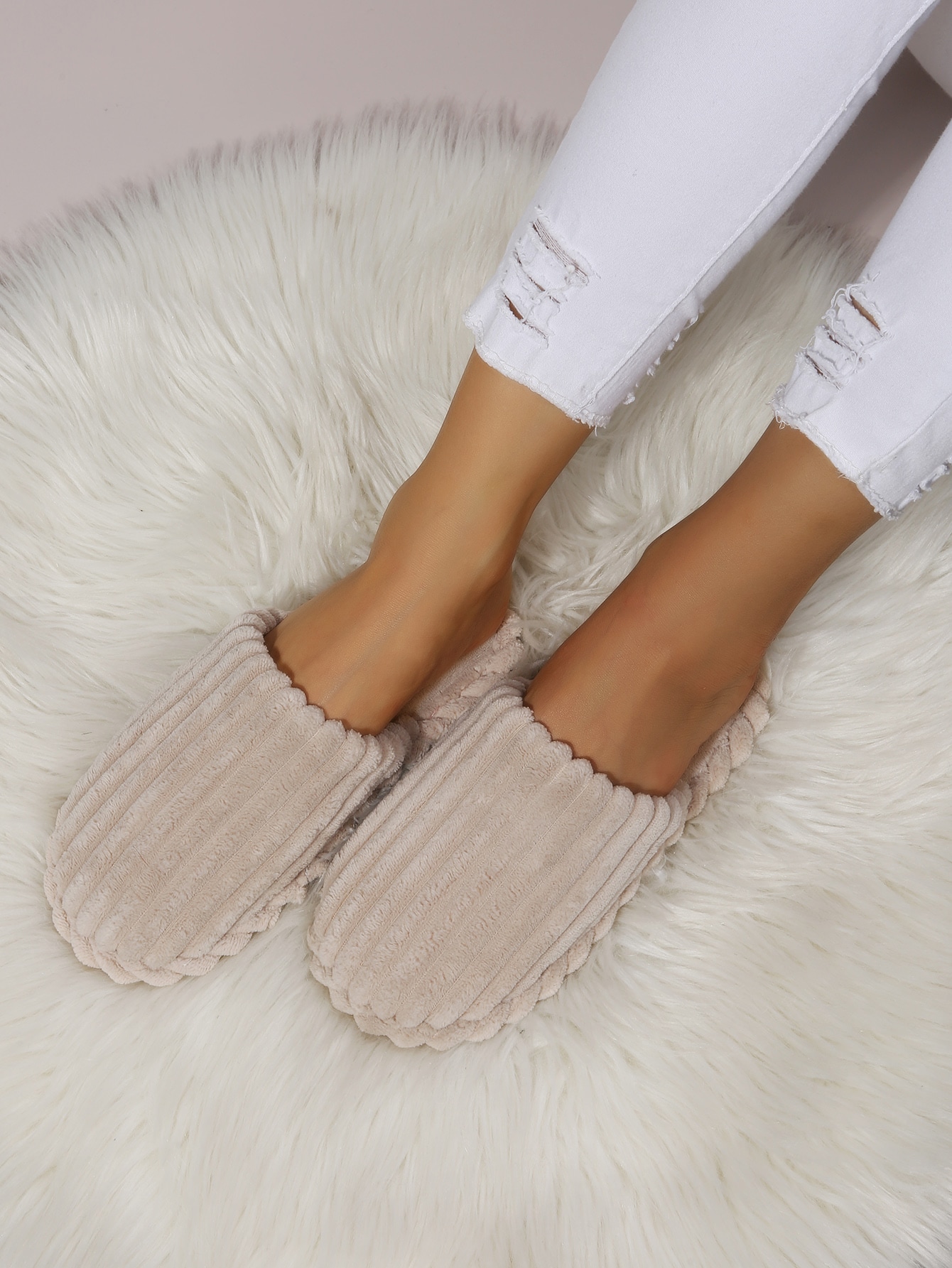 In Khaki Women Home Slippers