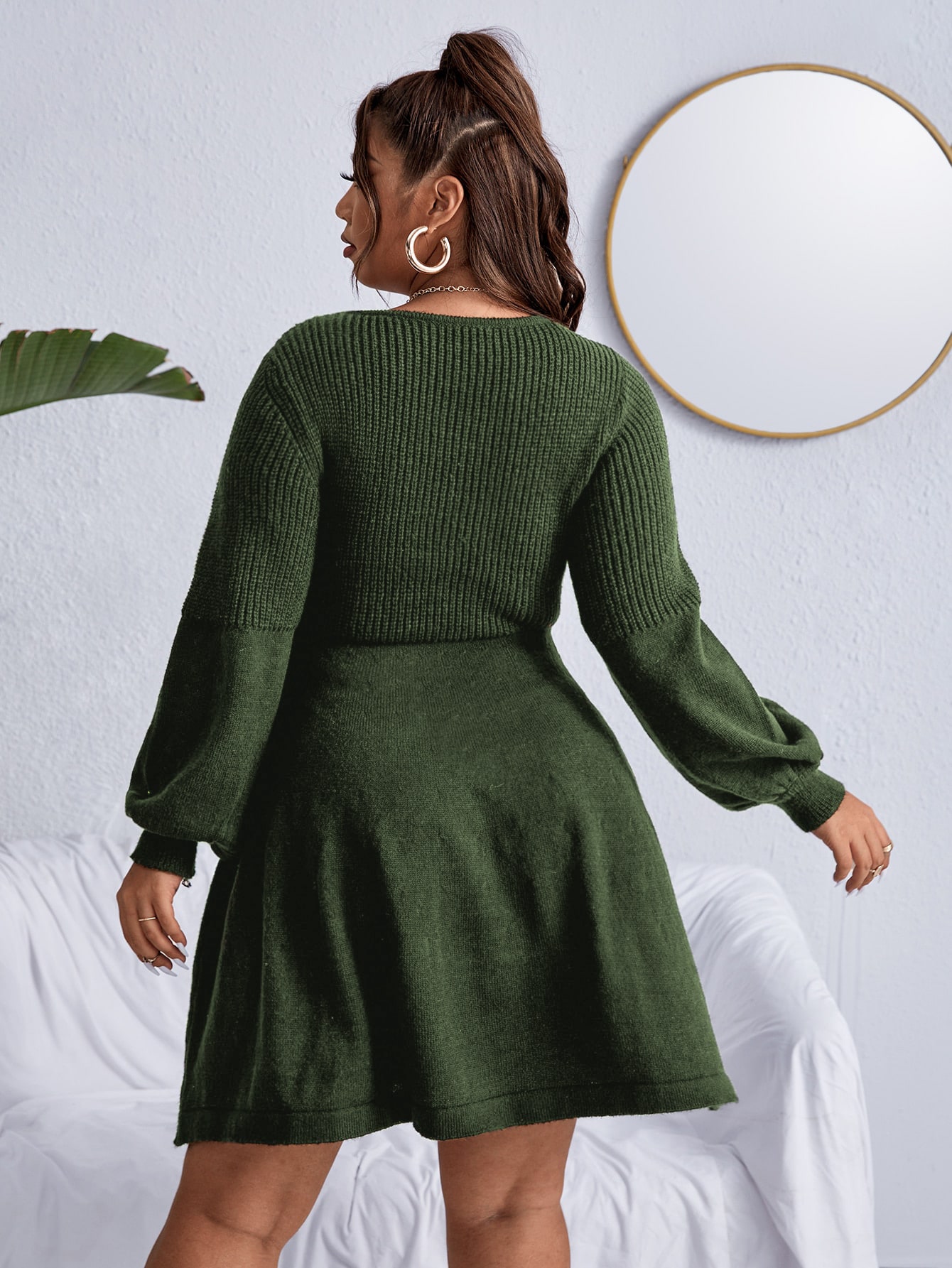 In Casual Plus Size Sweater Dresses