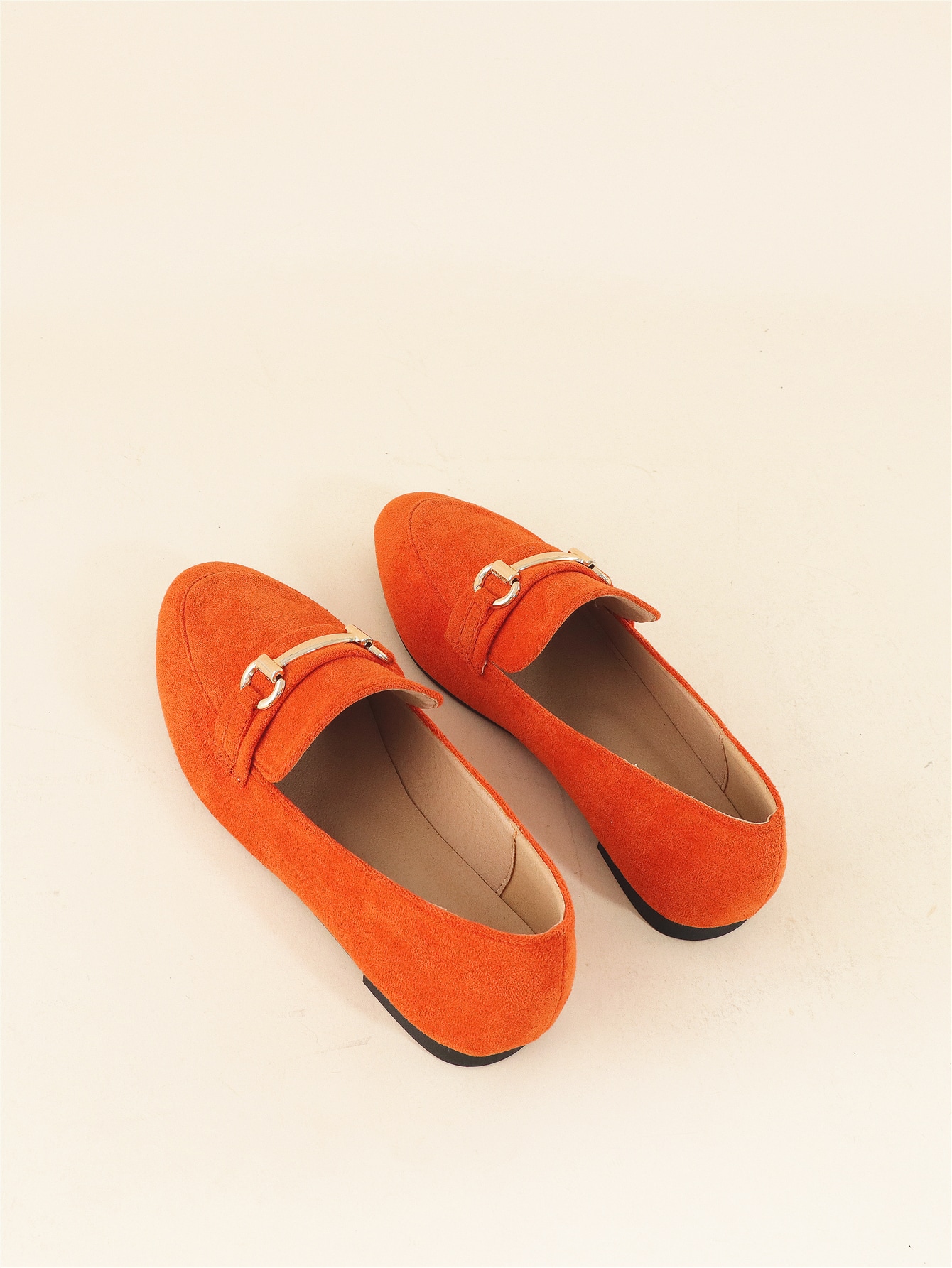 In Orange Women Flats