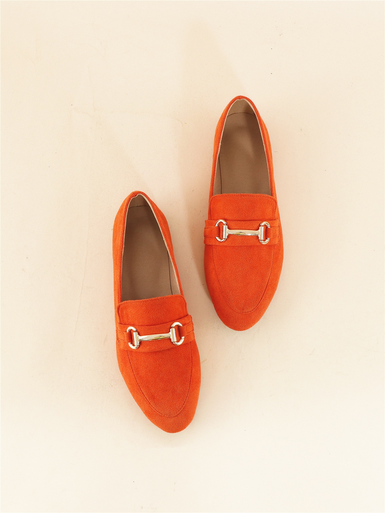 In Orange Women Flats