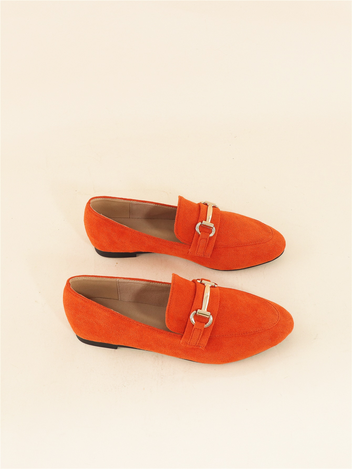 In Orange Women Flats