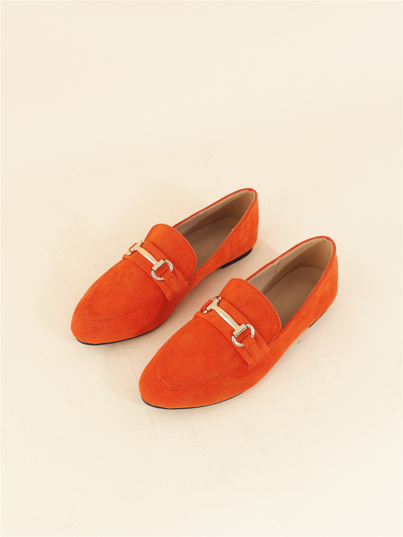 In Orange Women Flats