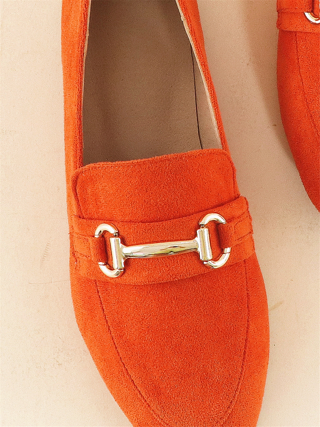 In Orange Women Flats