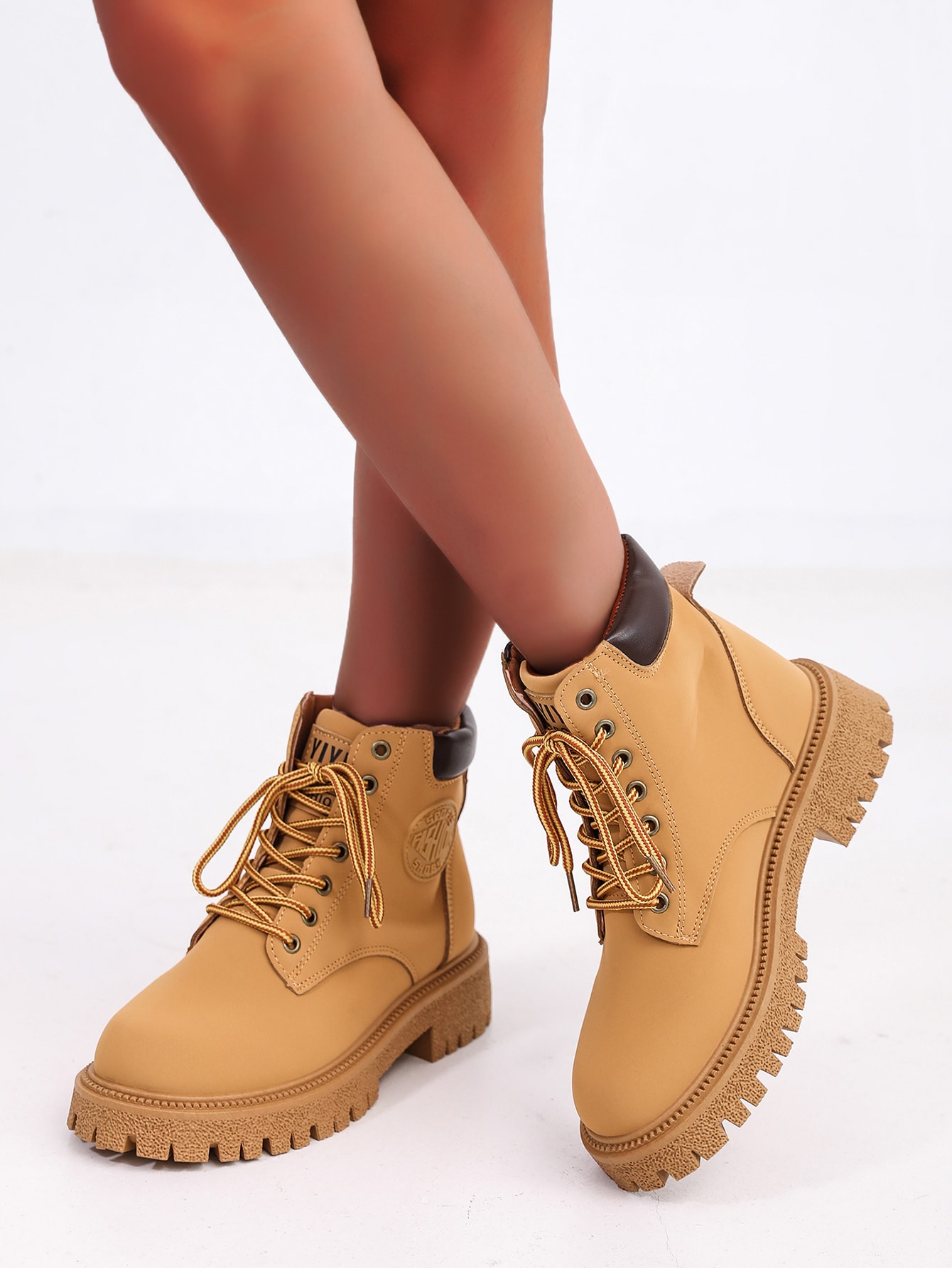 In Camel Women Fashion Boots