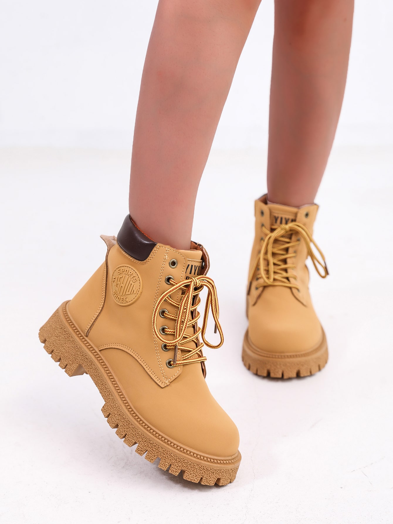 In Camel Women Fashion Boots