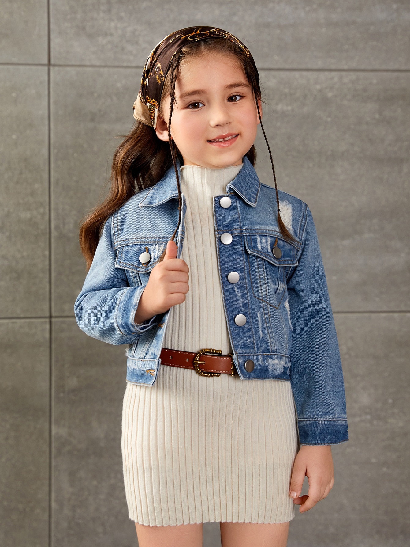 Young Girls Denim Jackets & Coats