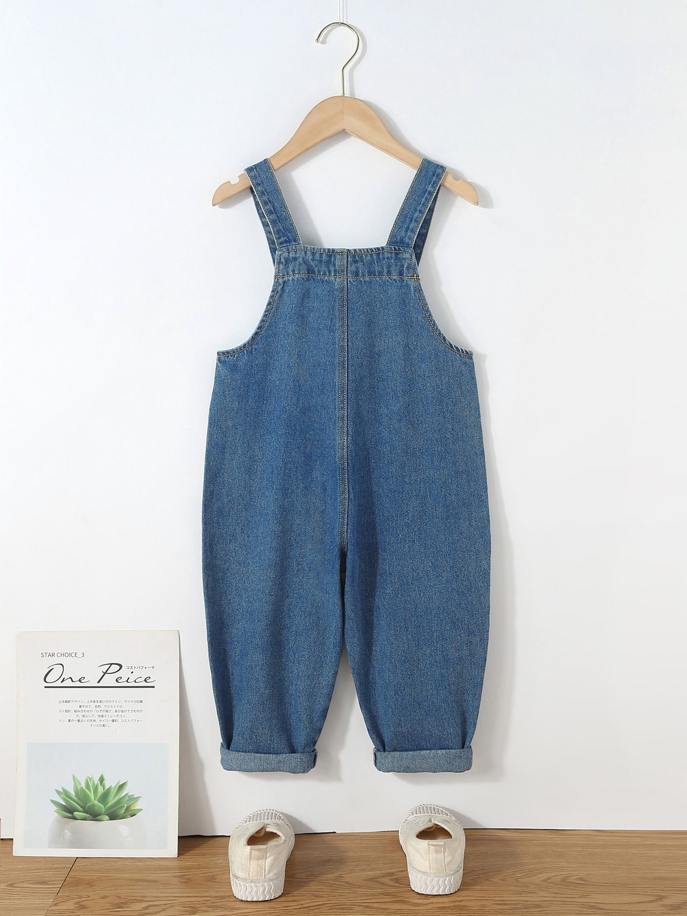 Young Girls Denim Overalls & Jumpsuits