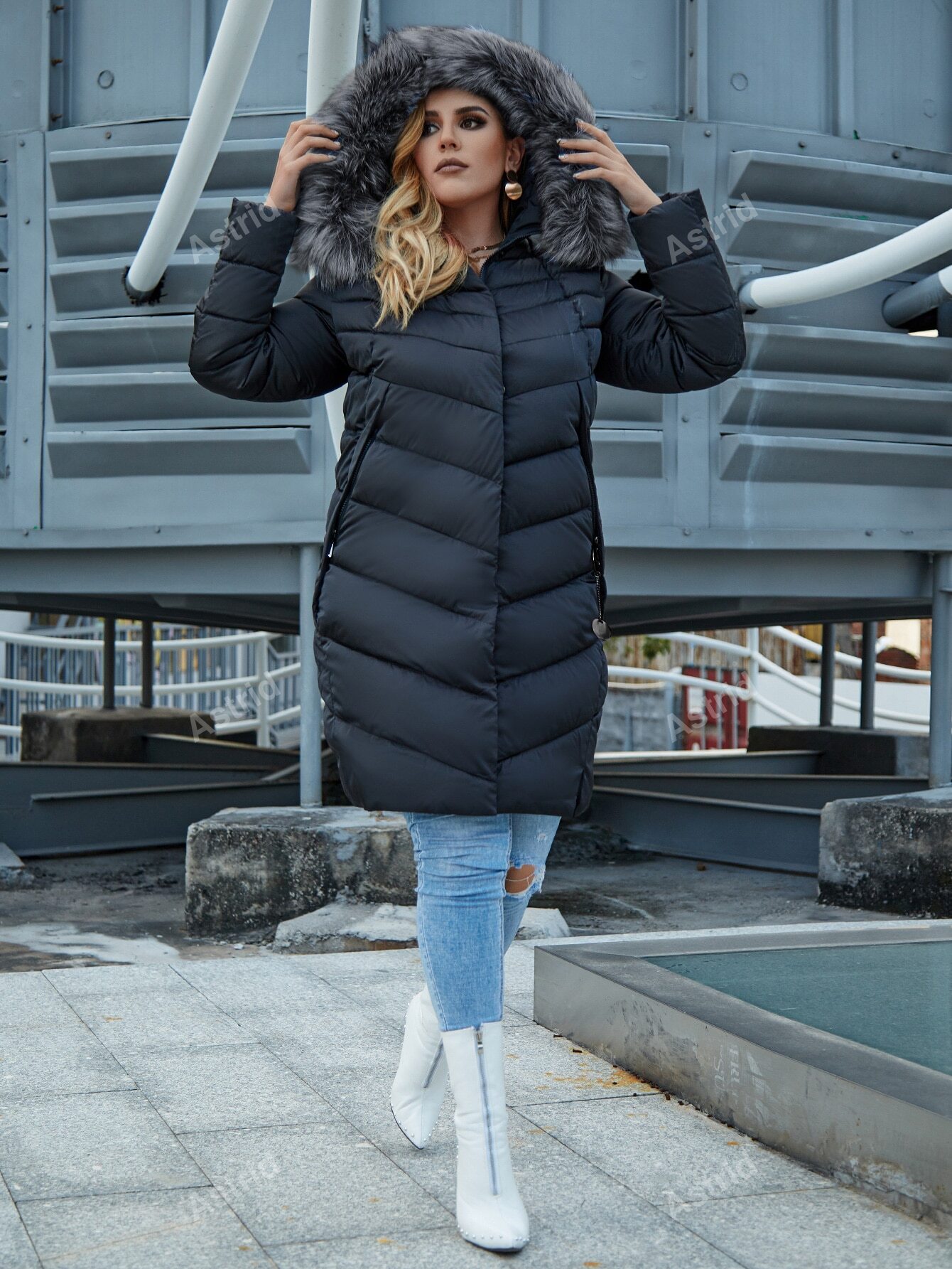 In Casual Plus Size Winter Coats