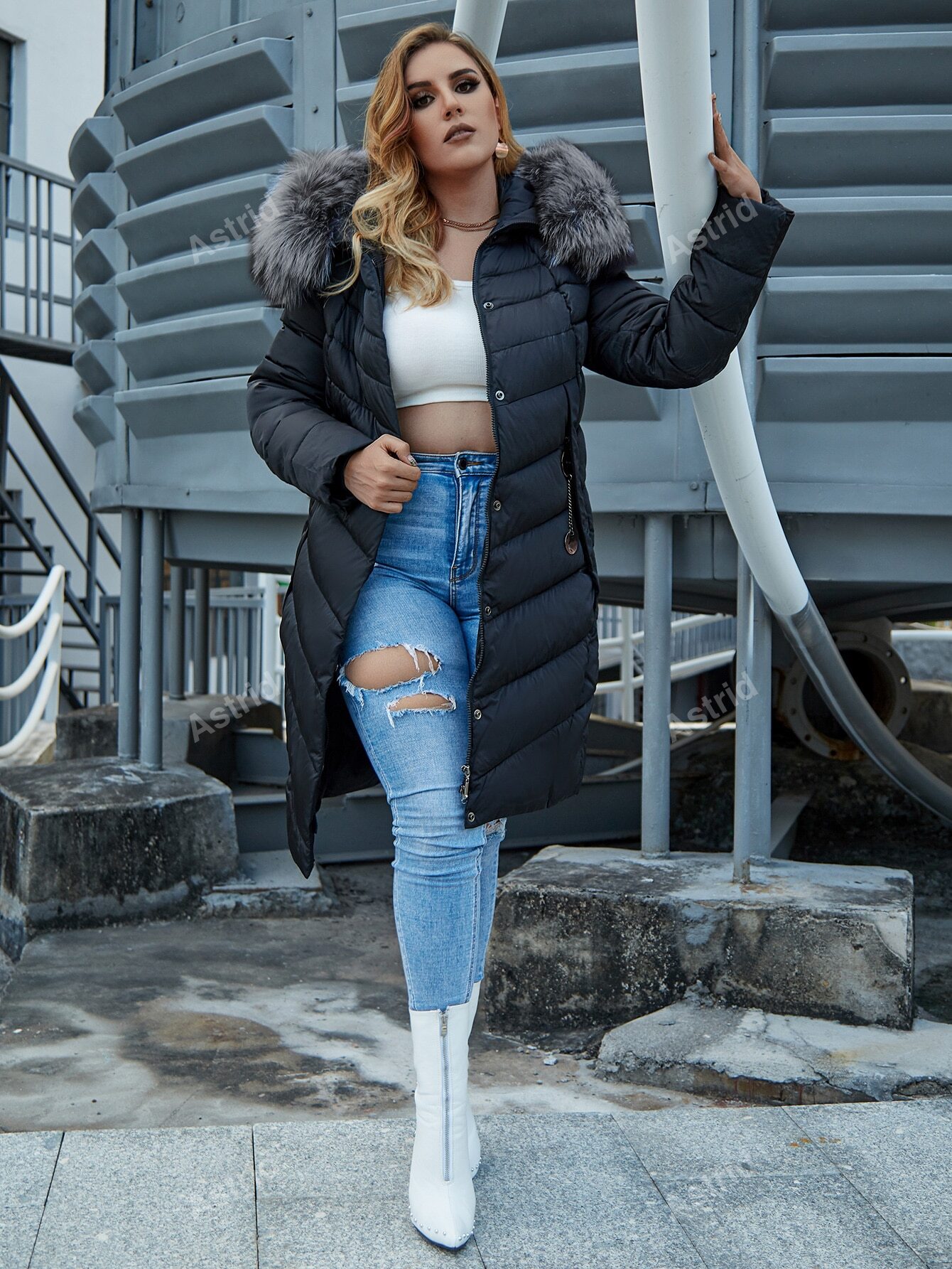 In Casual Plus Size Winter Coats