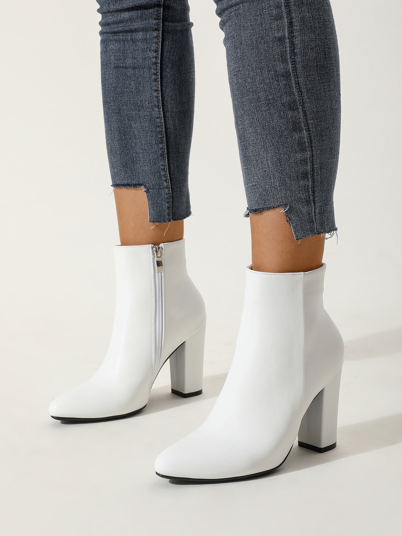 In White Women Ankle Boots & Booties