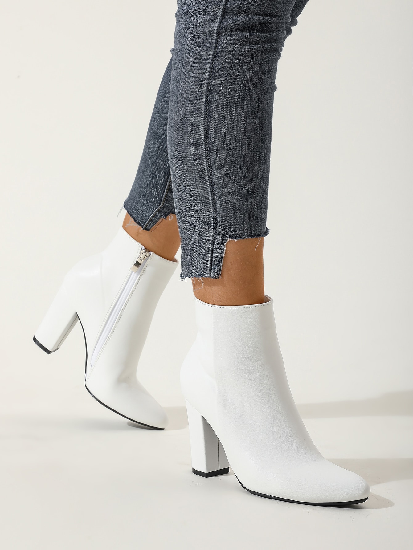 In White Women Ankle Boots & Booties