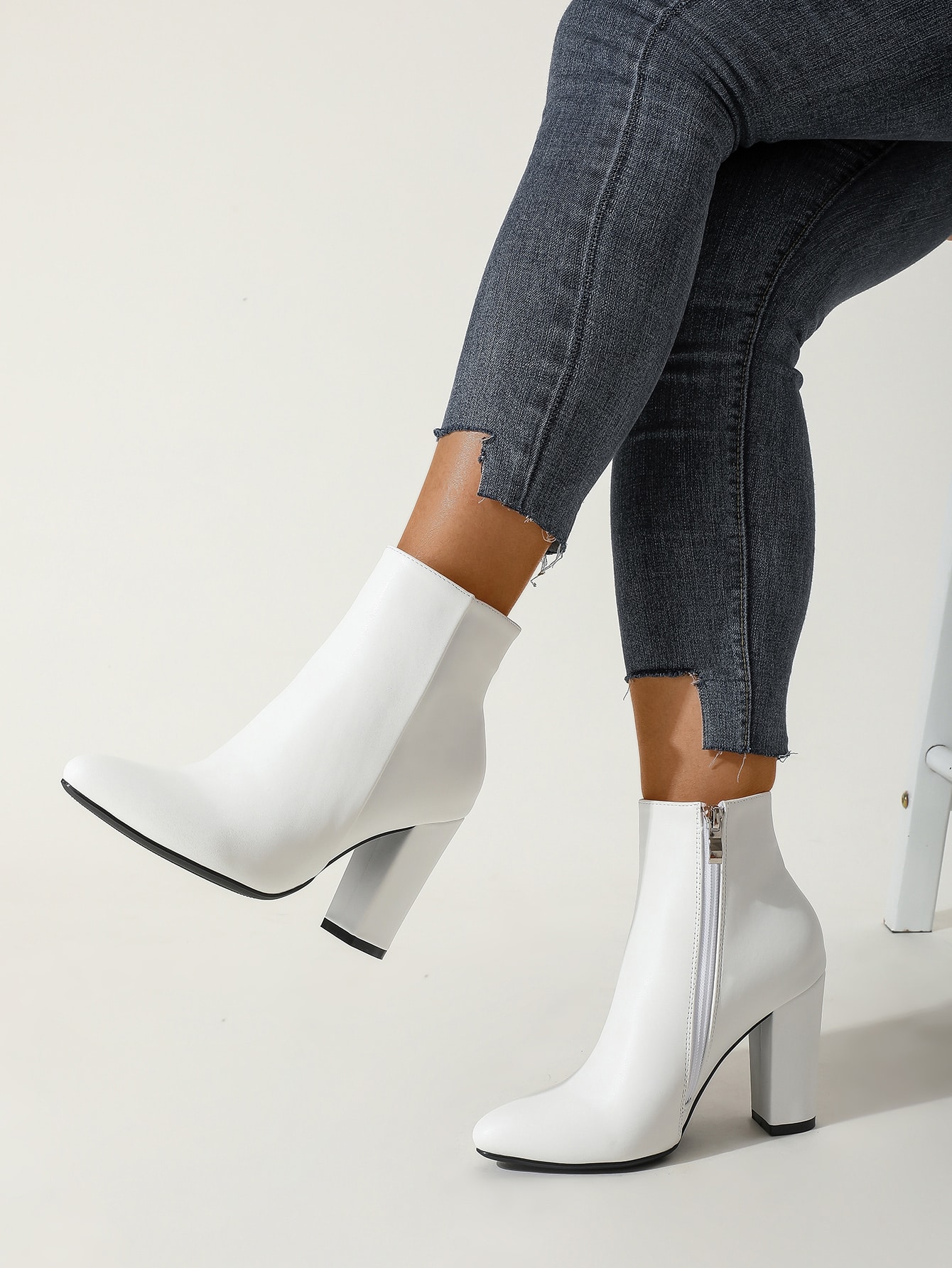 In White Women Ankle Boots & Booties