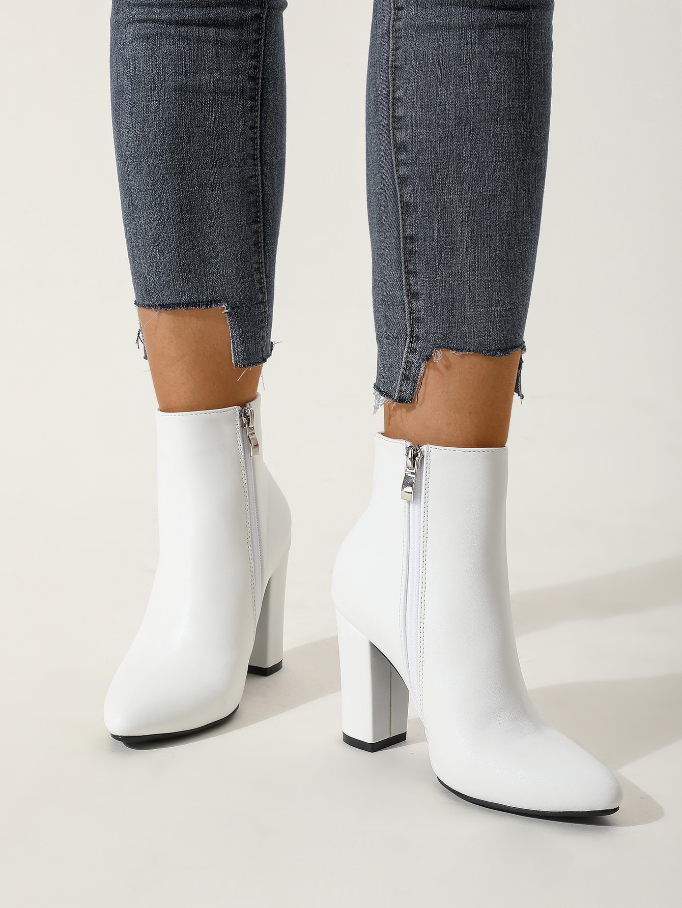 In White Women Ankle Boots & Booties