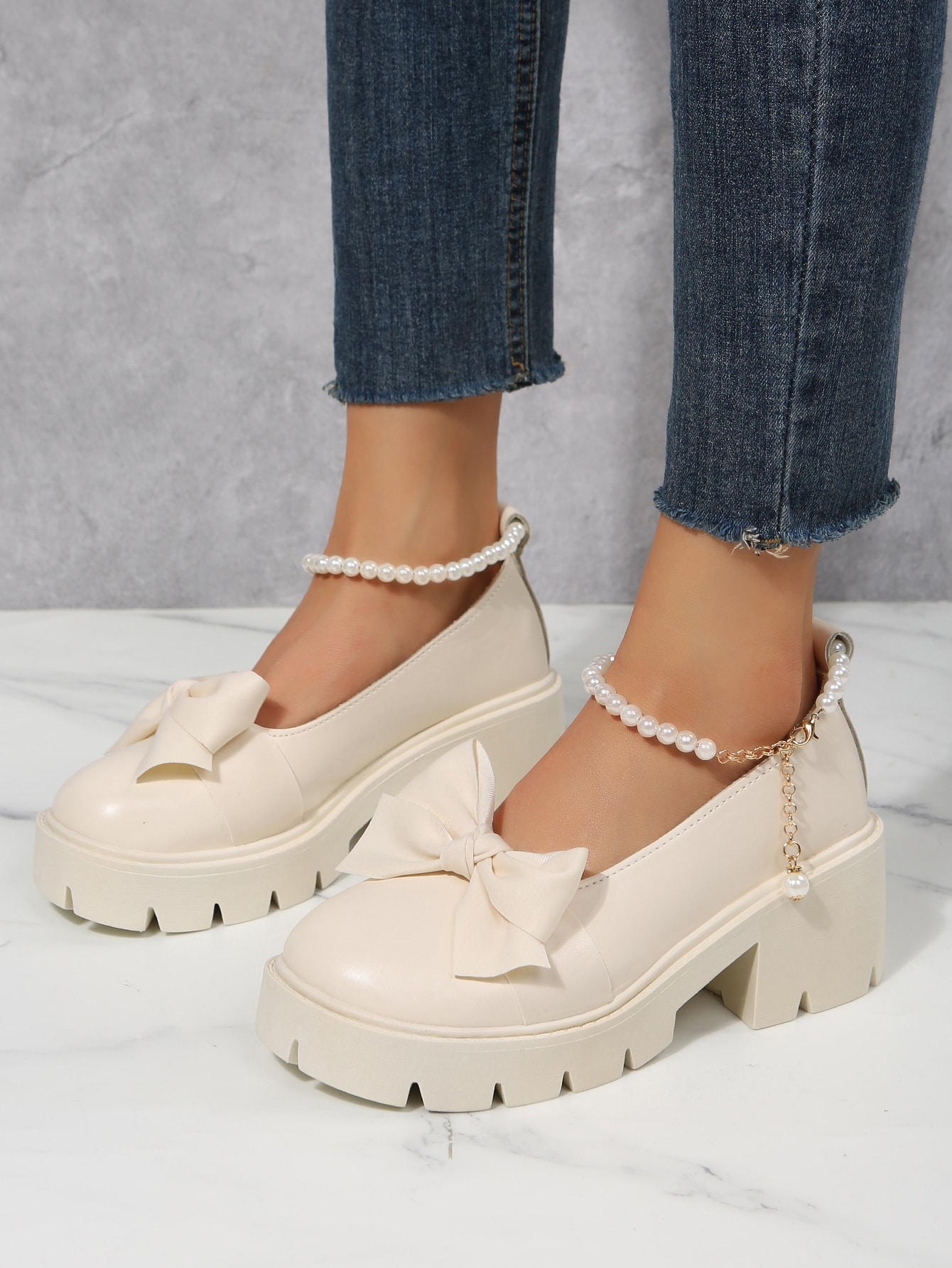 In Beige Women Wedges & Flatform