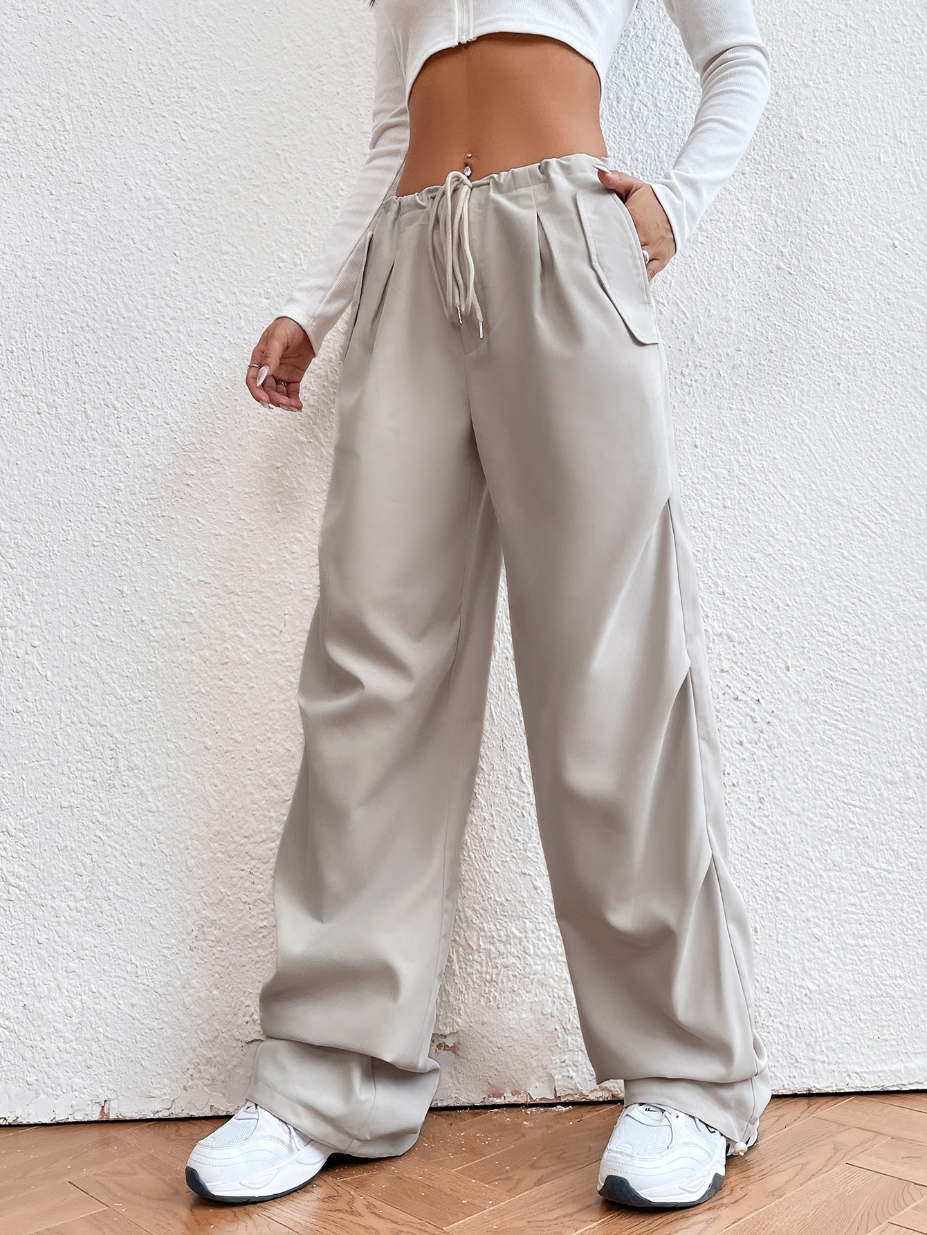 In Beige Women Pants