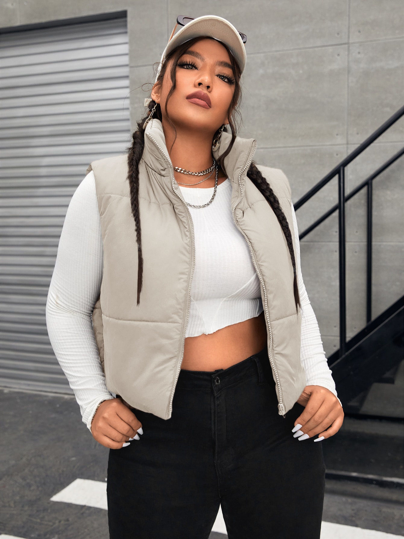 In Casual Plus Size Winter Coats