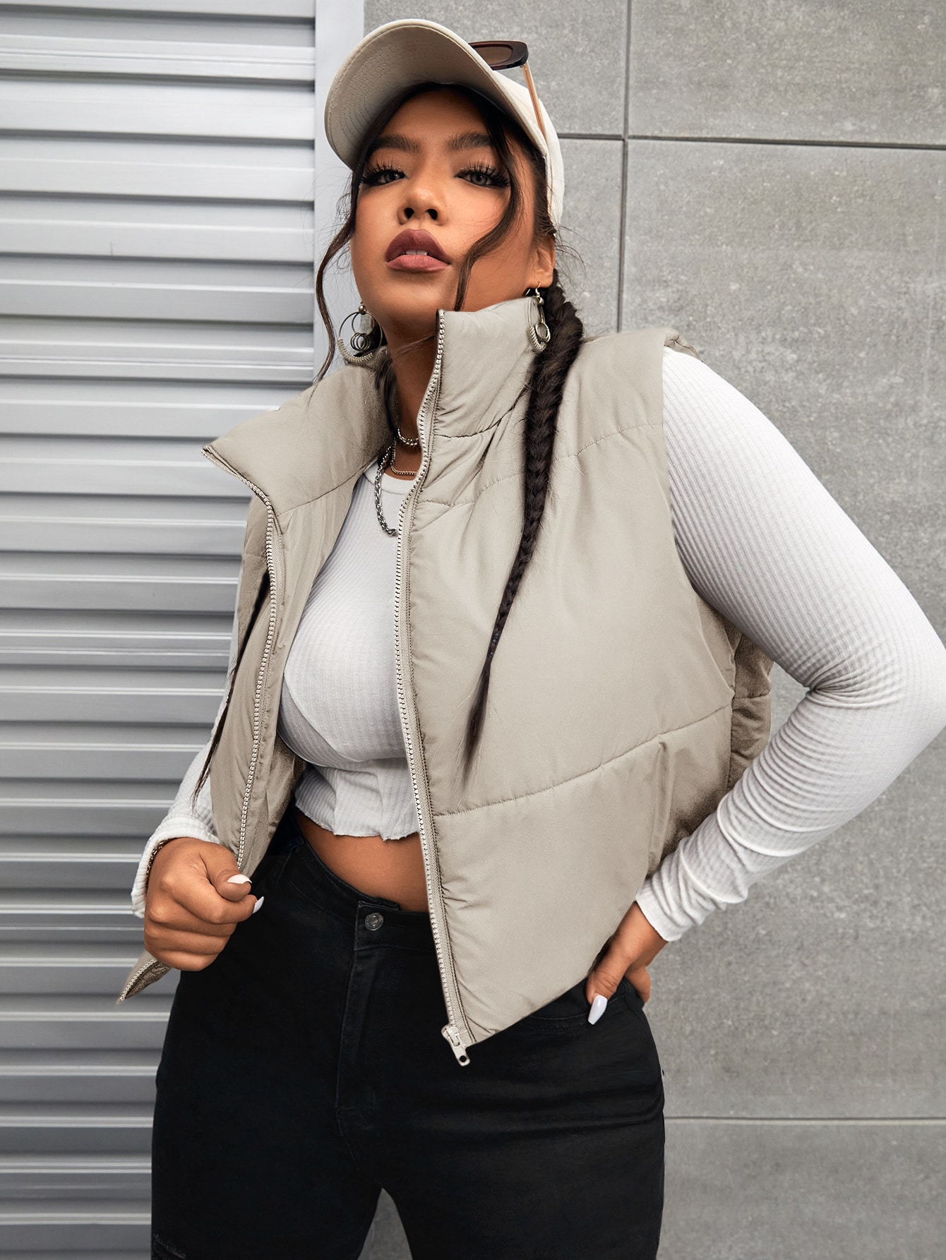 In Casual Plus Size Winter Coats