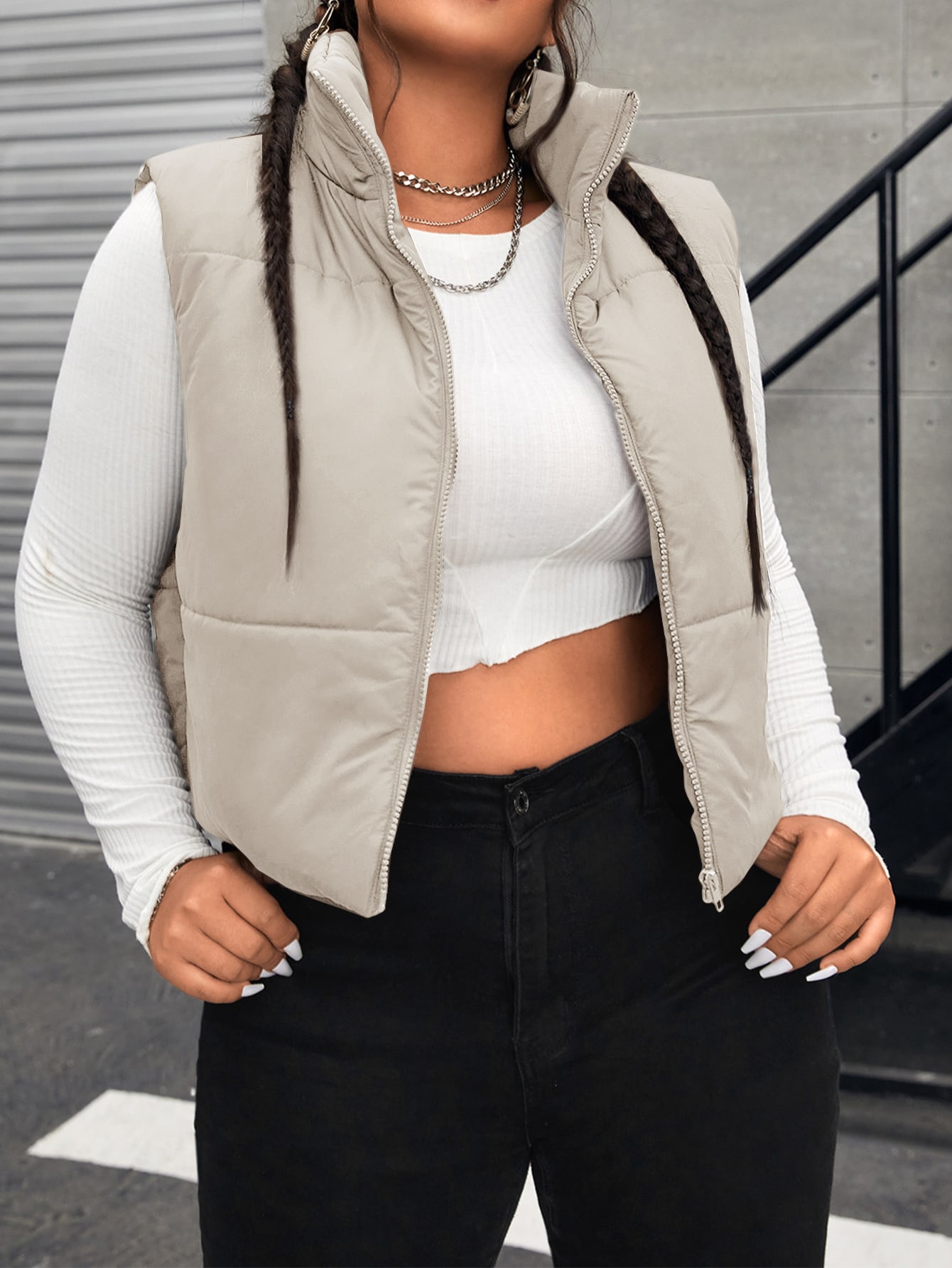 In Casual Plus Size Winter Coats