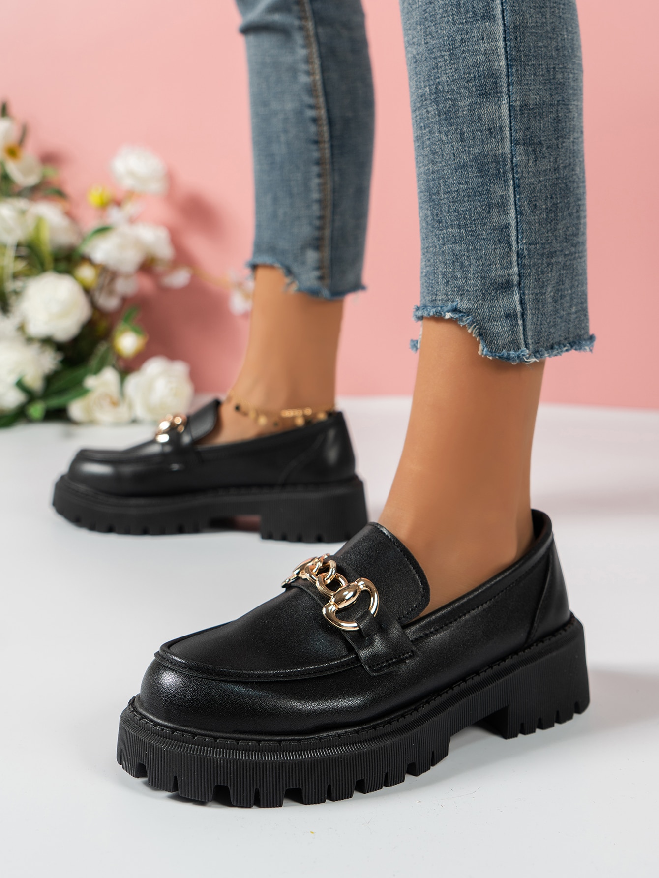 In Black Women Wedges & Flatform