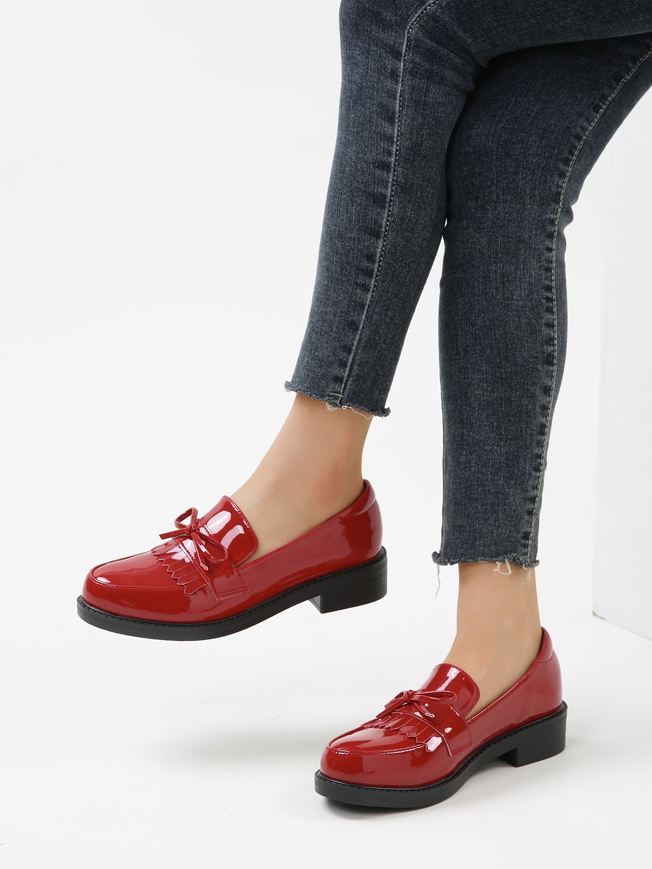 In Red Women Flats