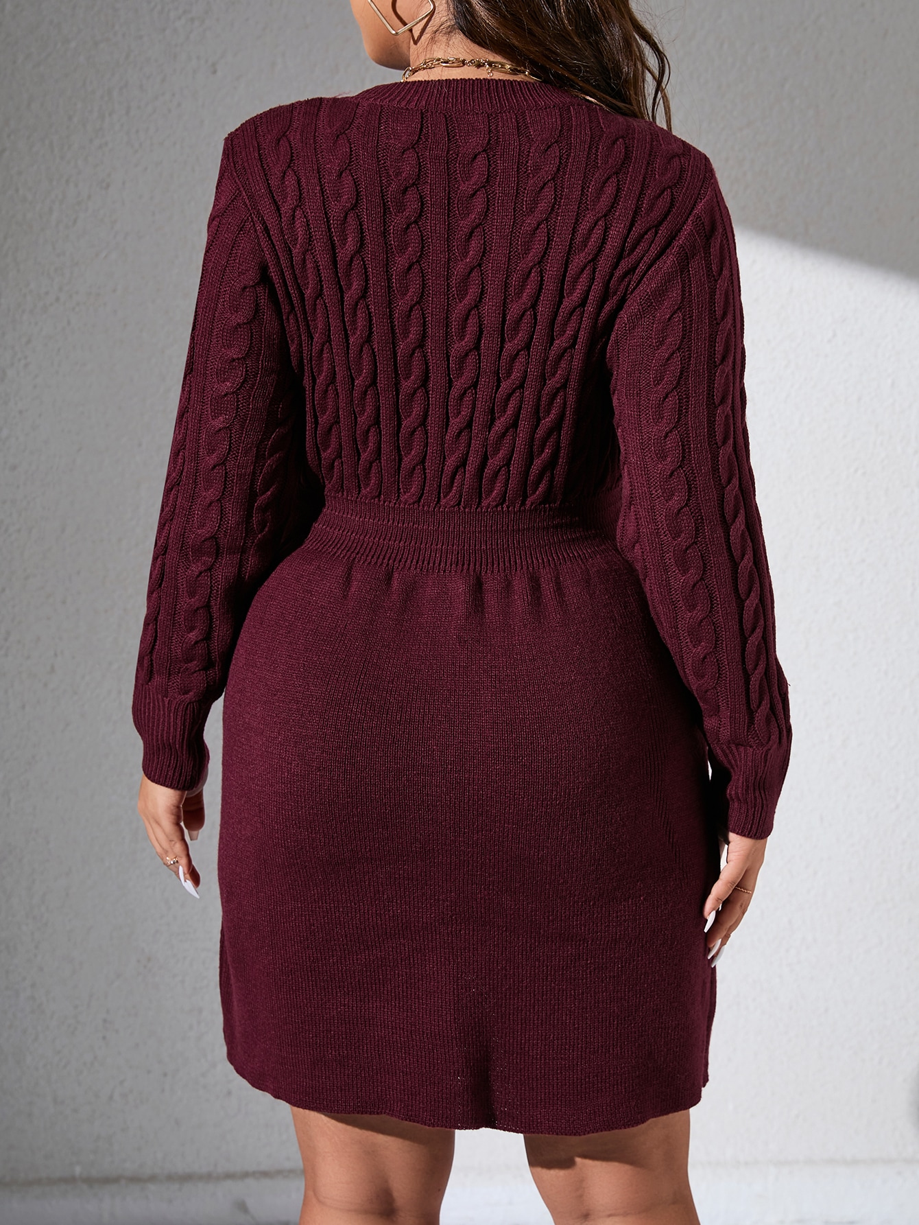 In Casual Plus Size Sweater Dresses