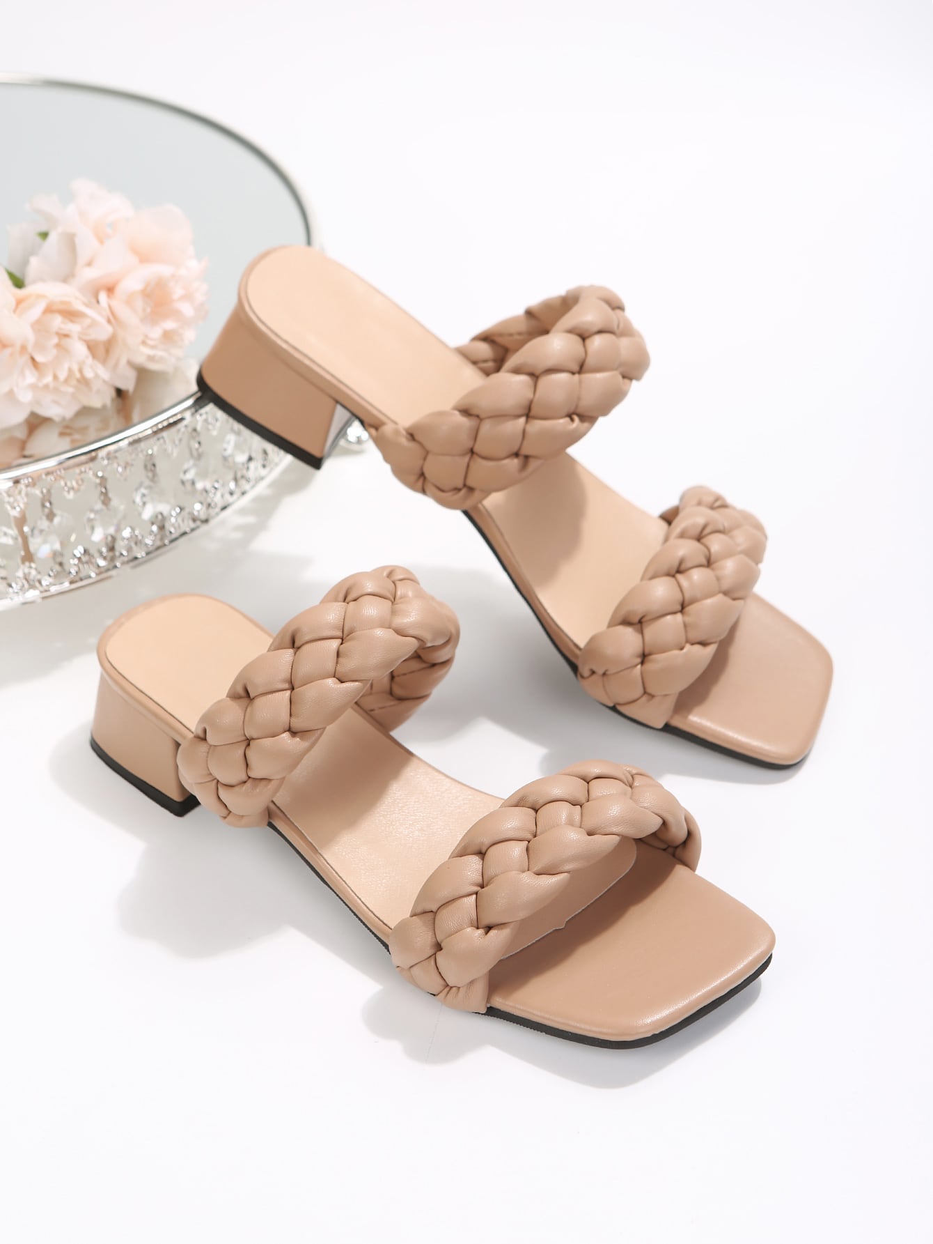 In Apricot Women Heeled Sandals