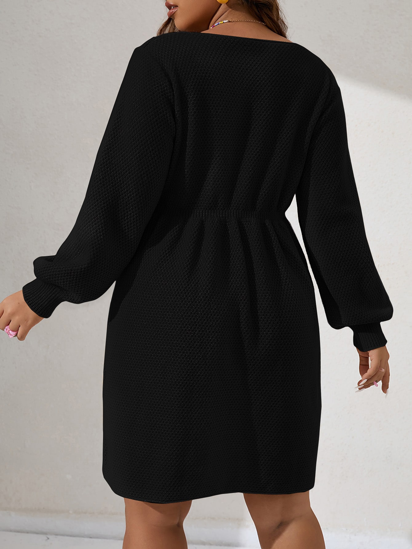 In Casual Plus Size Sweater Dresses