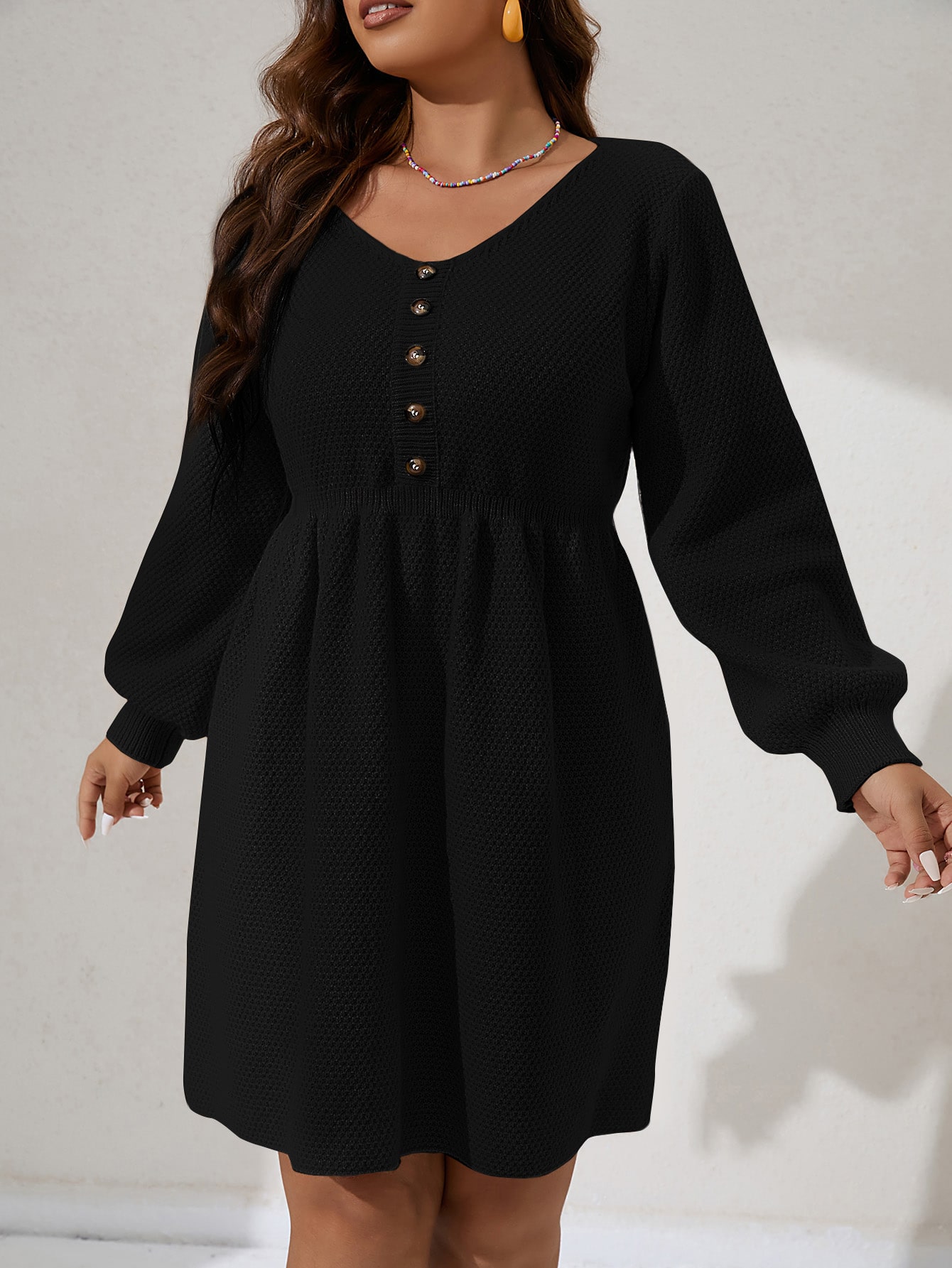 In Casual Plus Size Sweater Dresses