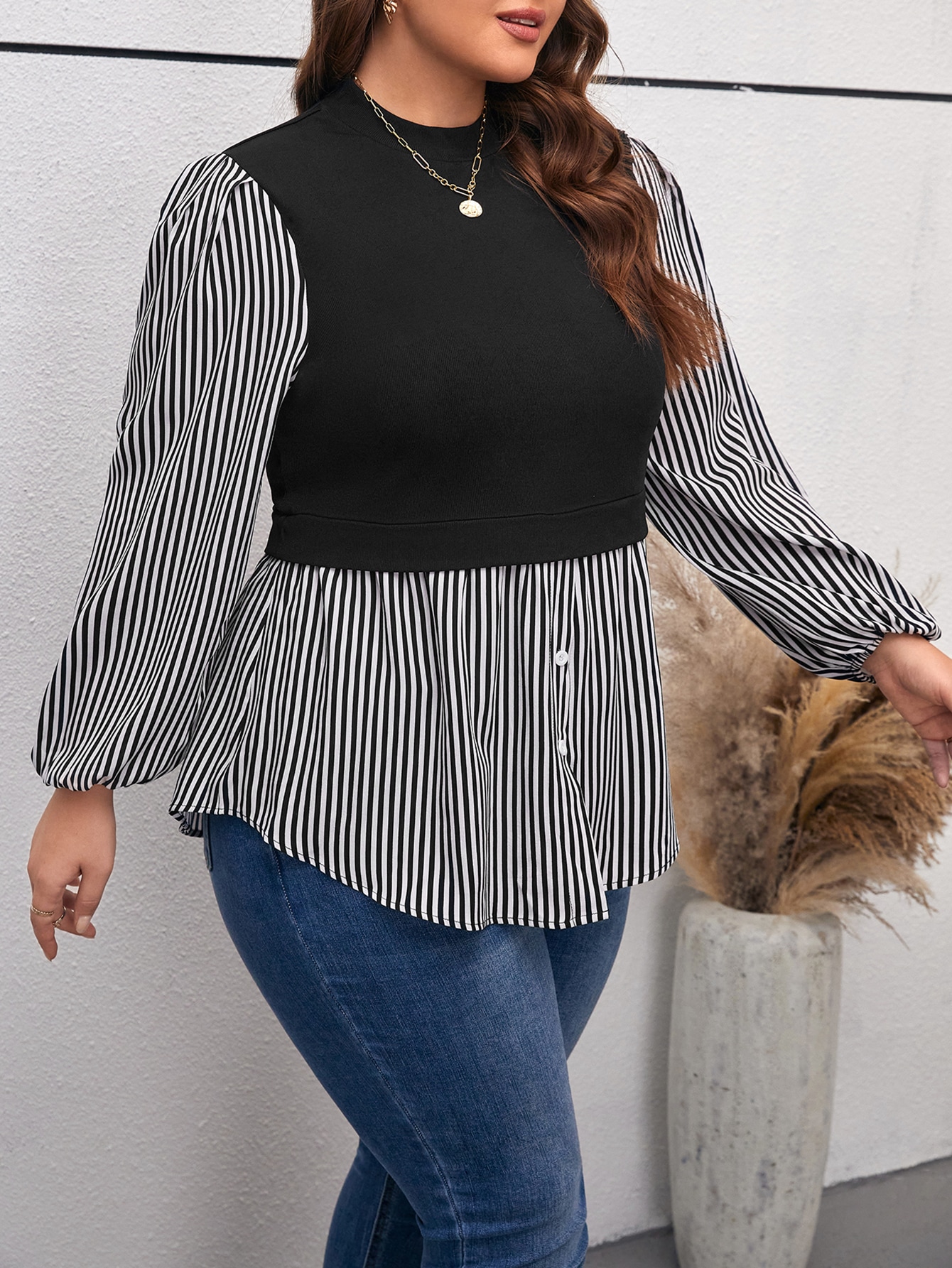 In Casual Plus Size Women Tops