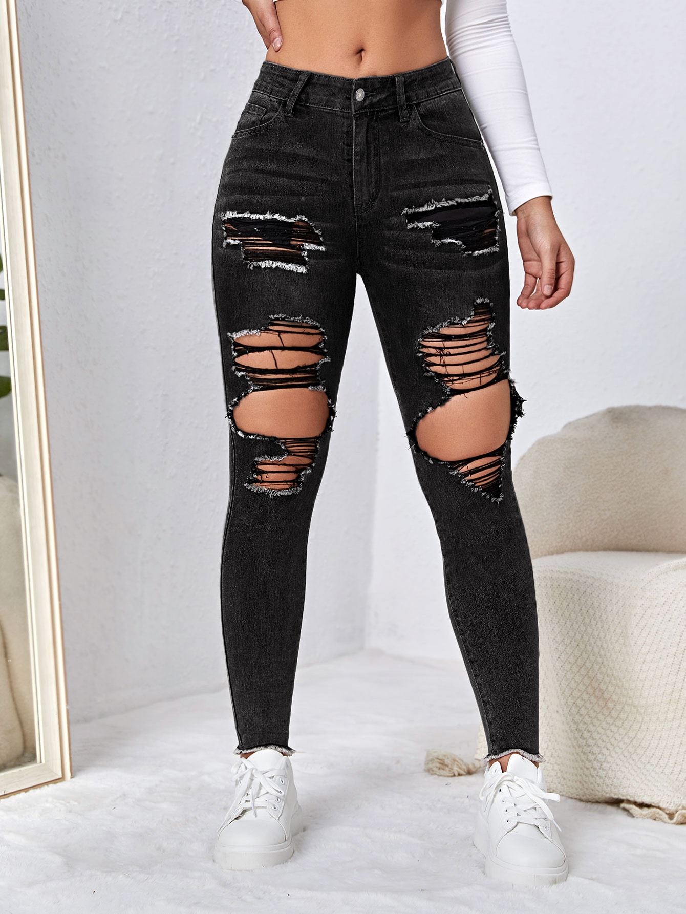 In Black Women Denim