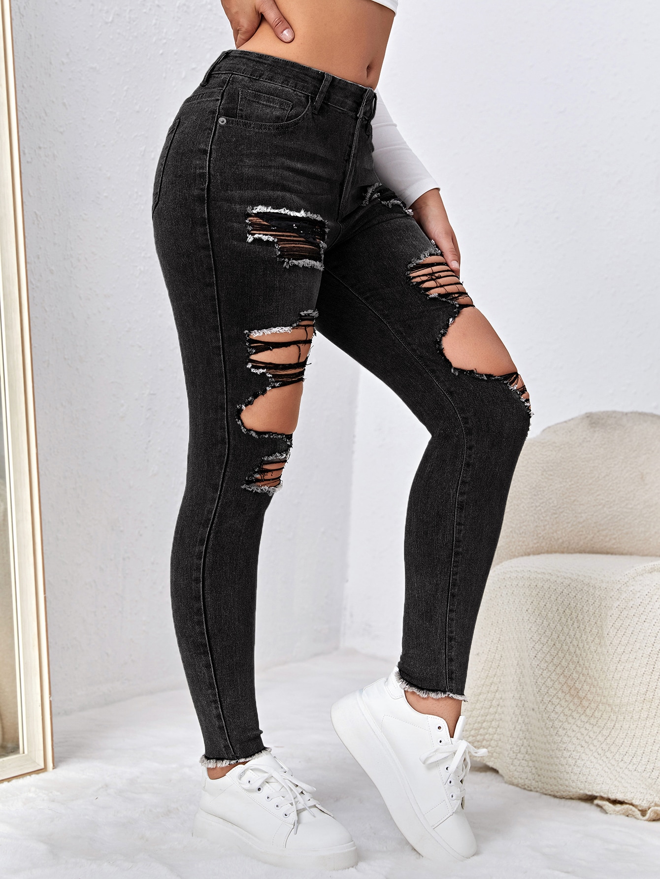 In Black Women Denim