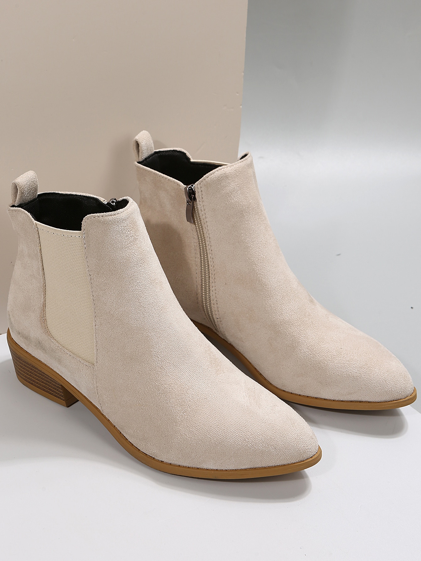 In Beige Women Fashion Boots