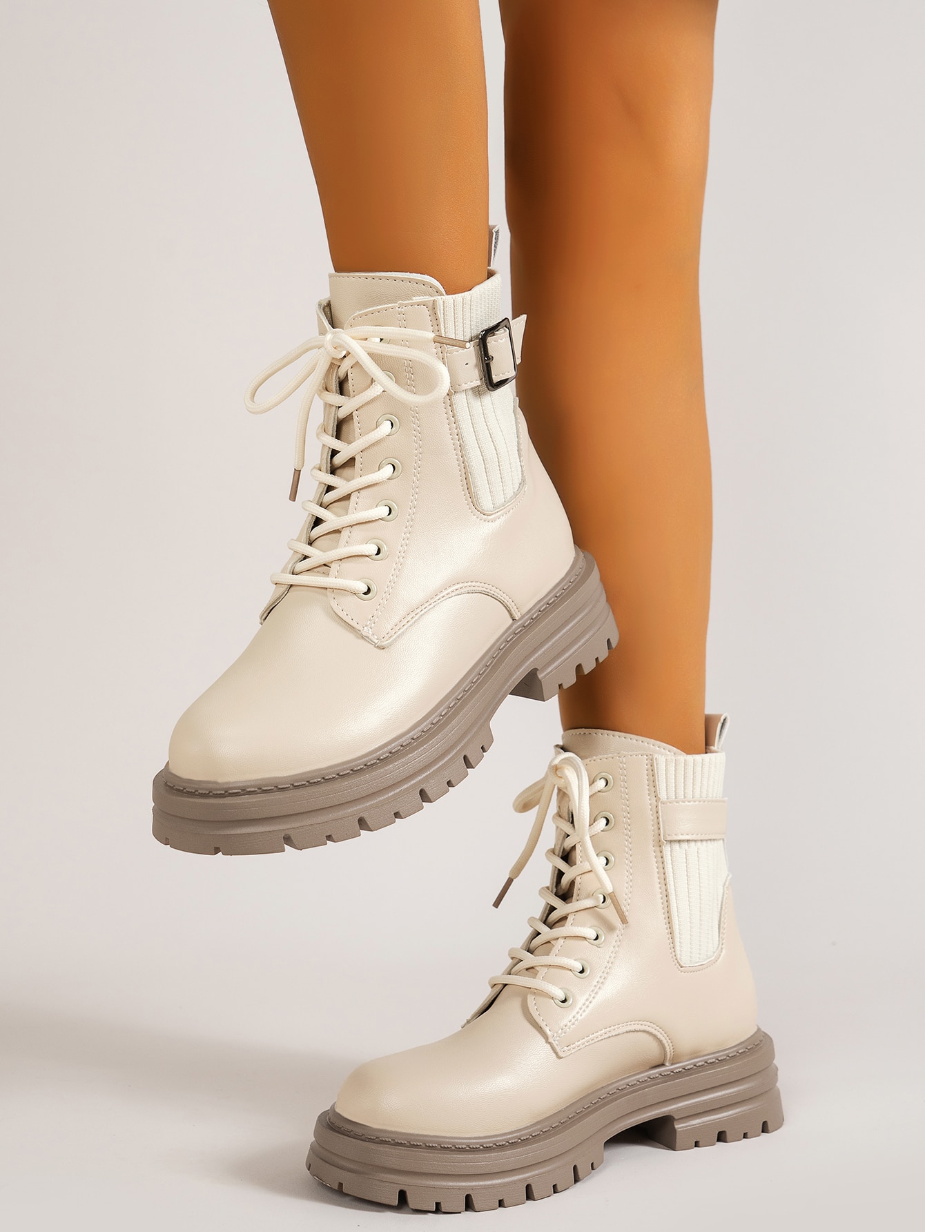 In Beige Women Ankle Boots & Booties