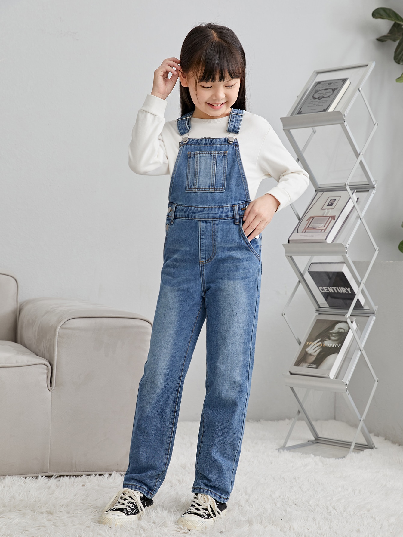 Tween Girls Denim Overalls & Jumpsuits