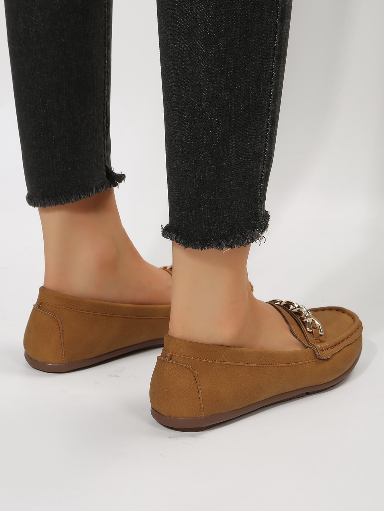 In Brown Women Flats