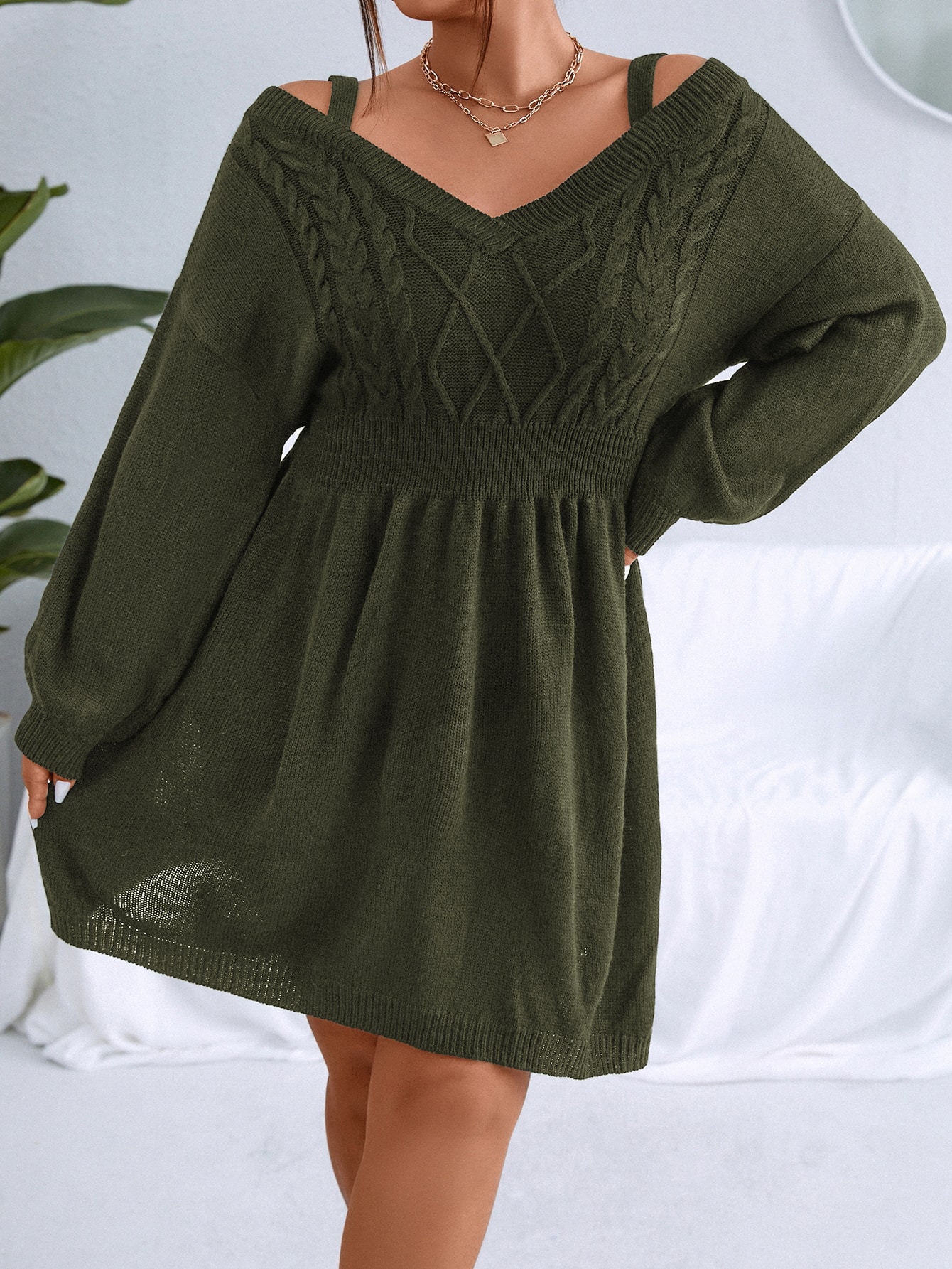 In Casual Plus Size Sweater Dresses