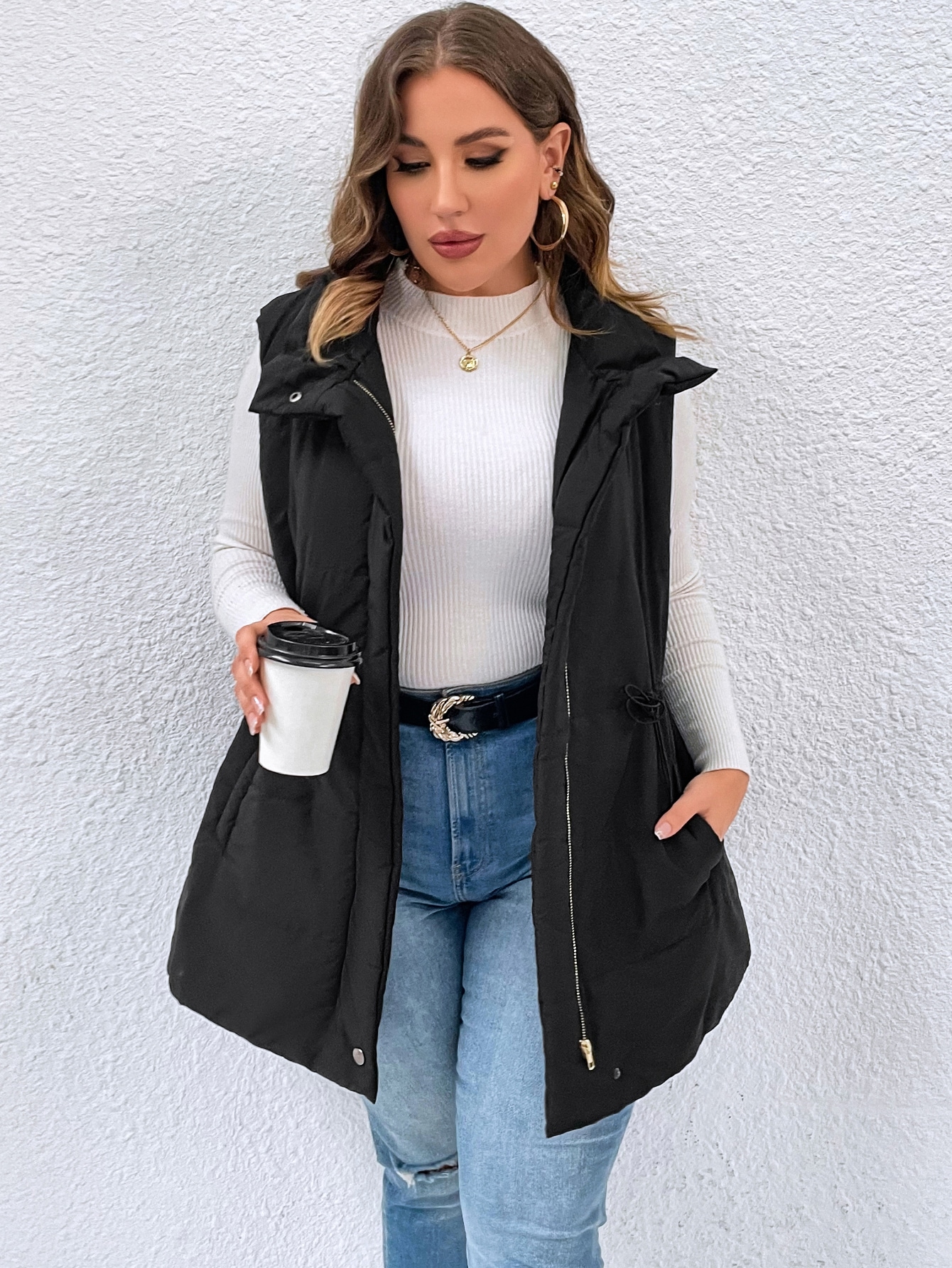 In Casual Plus Size Winter Coats