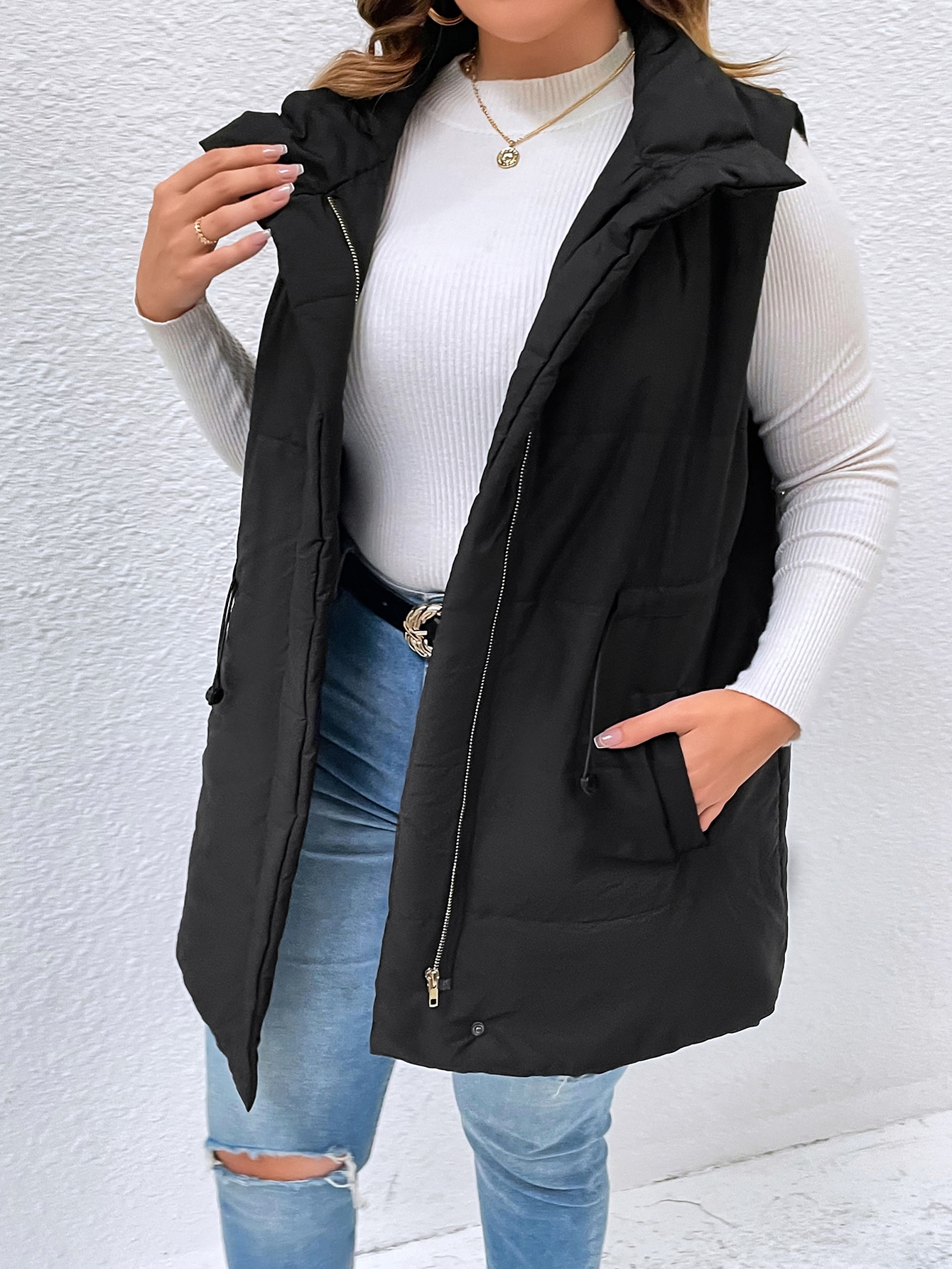 In Casual Plus Size Winter Coats