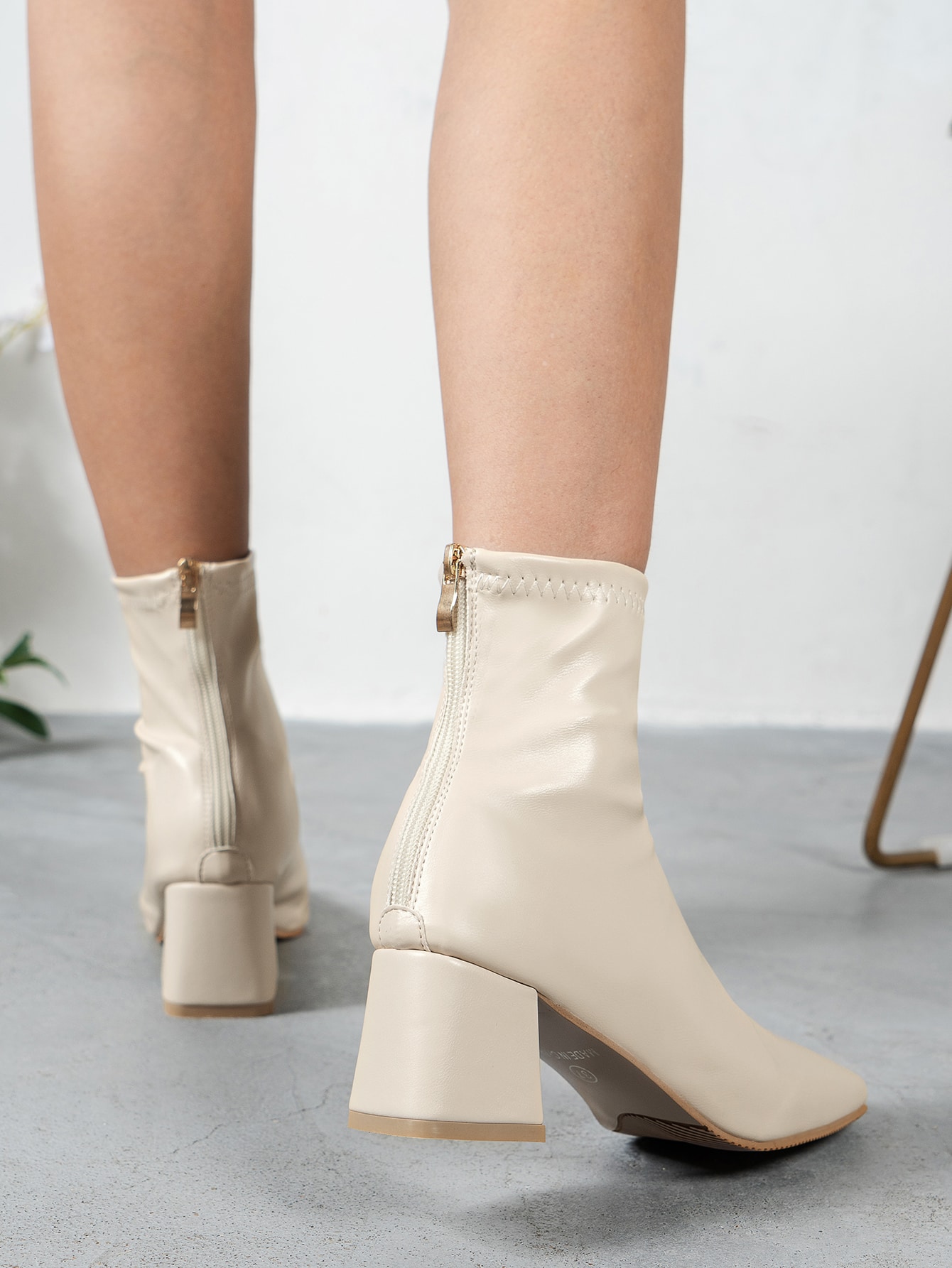 In Beige Women Fashion Boots