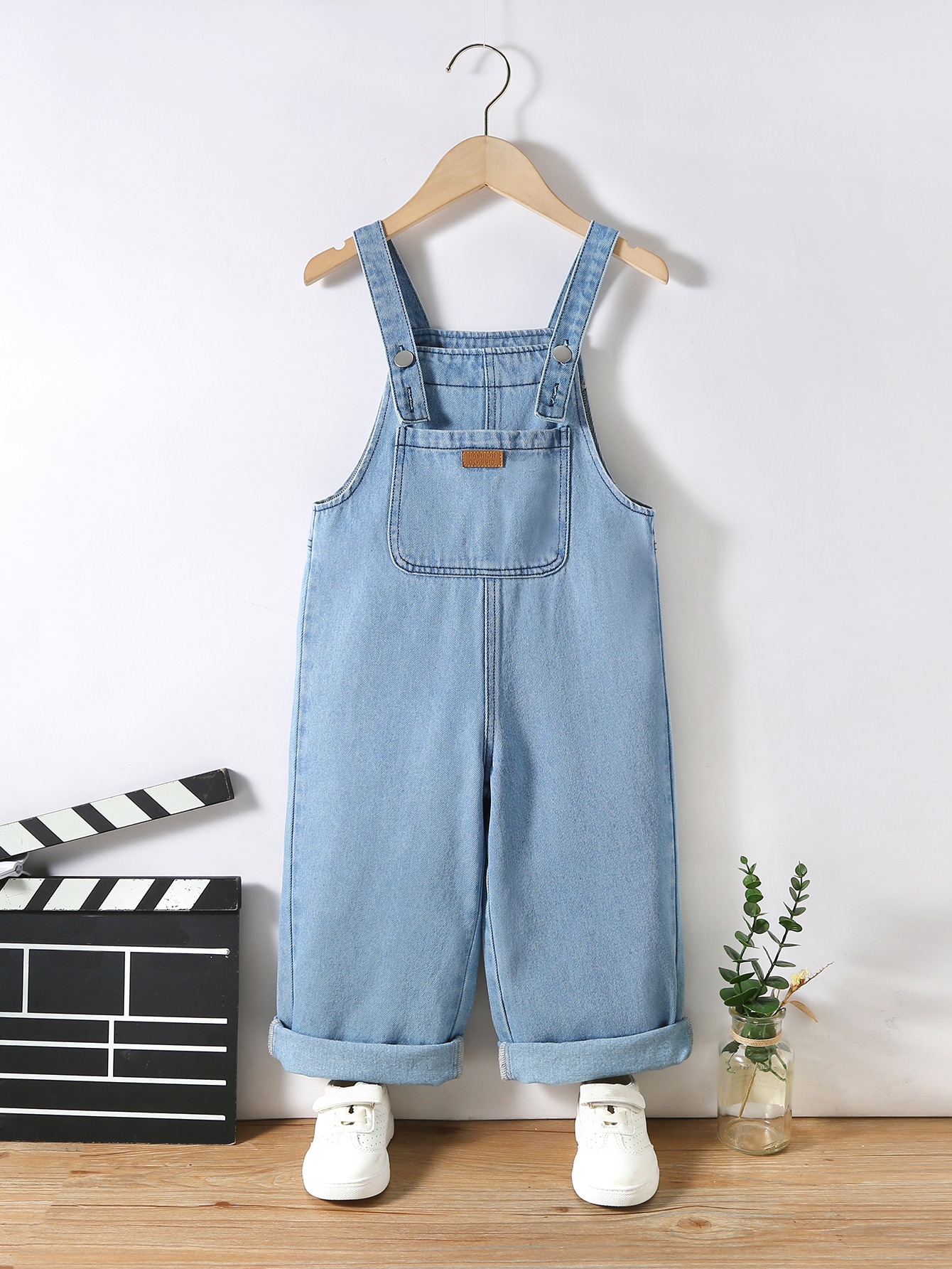 Young Girls Denim Overalls & Jumpsuits