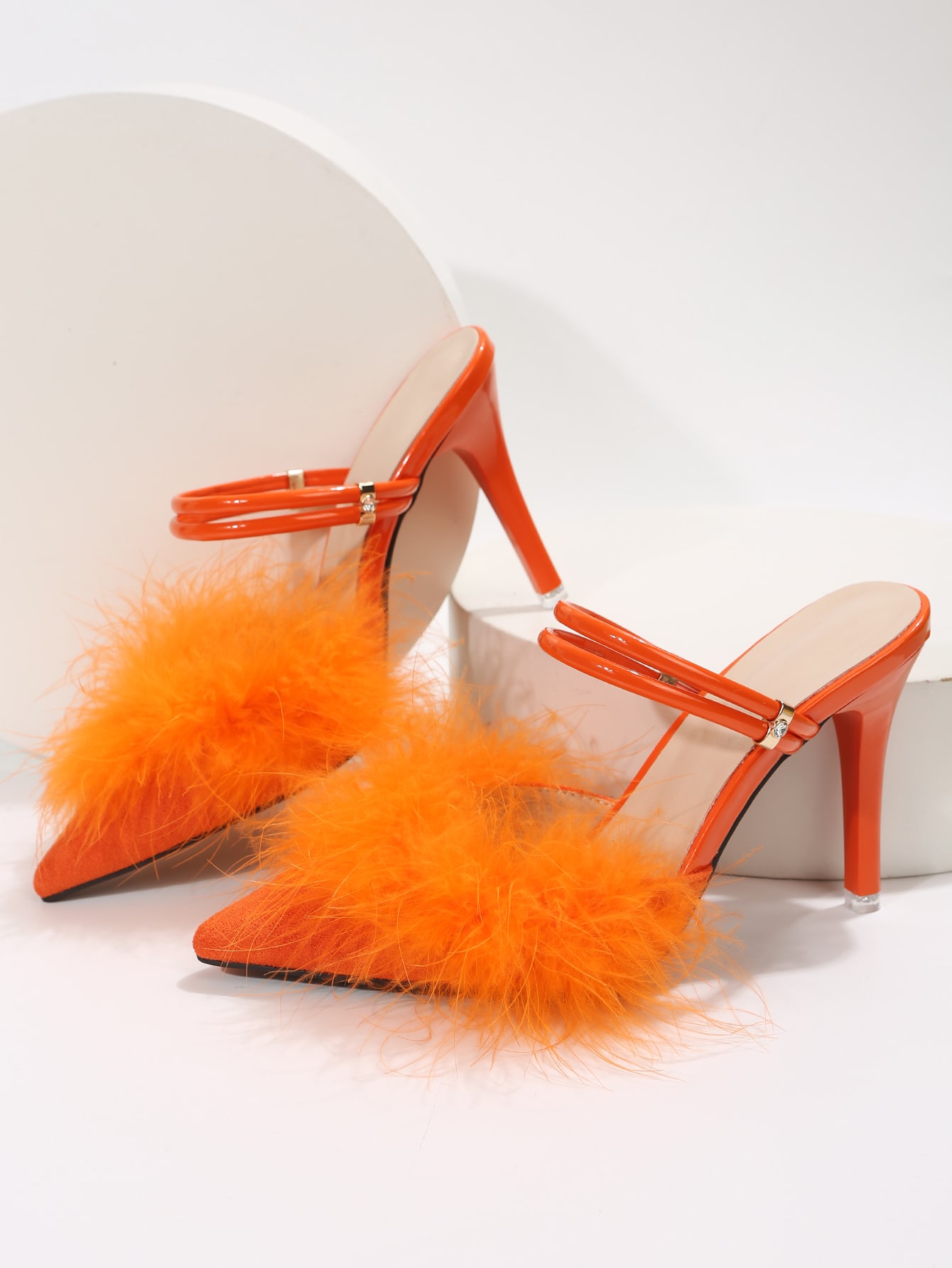 In Orange Women Pumps